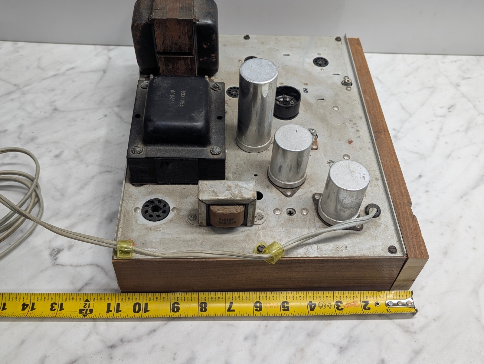 Vintage Tube Electronics Chassis Amplifier Power Supply Project 22X624E Untested