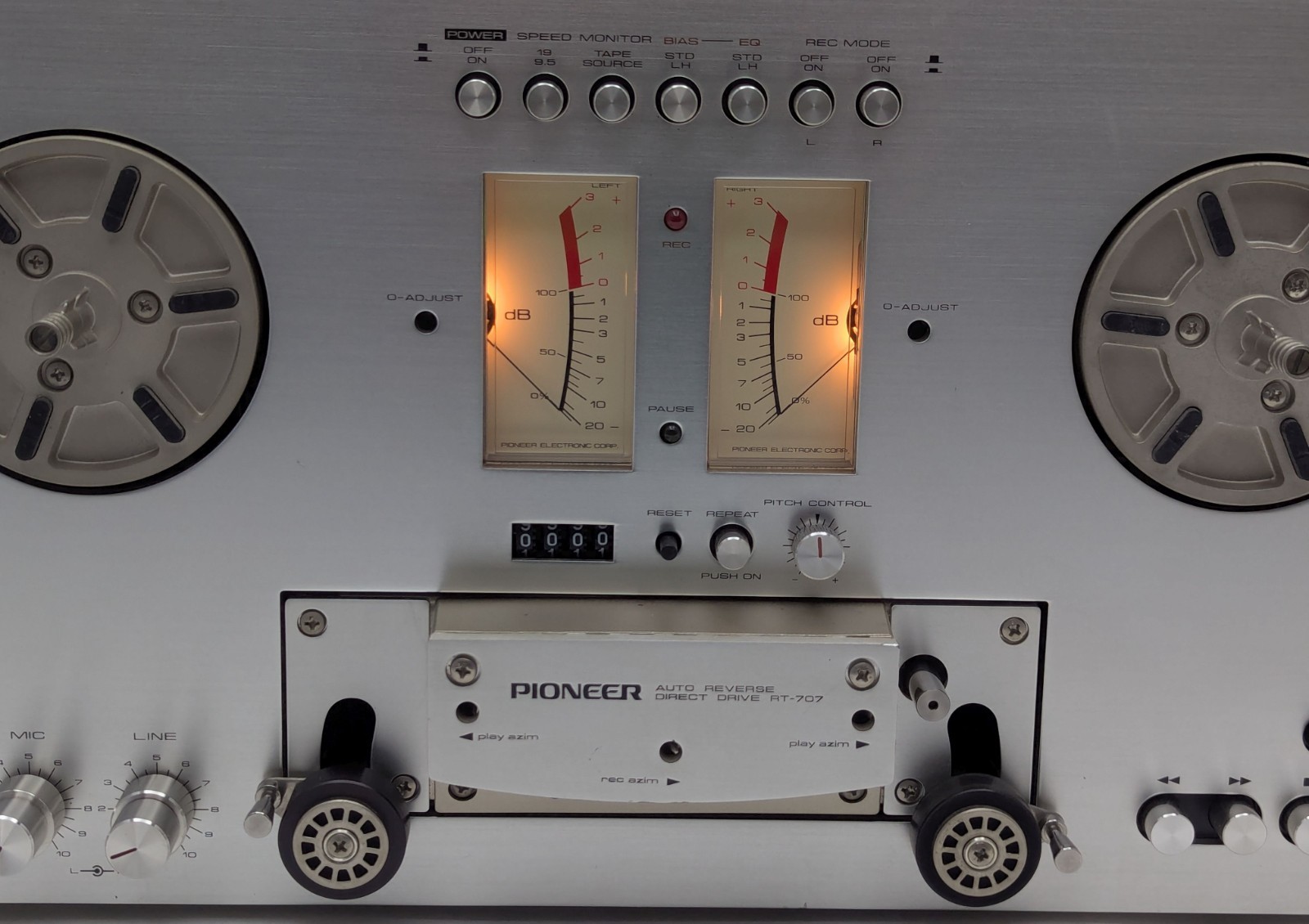 Vintage Pioneer RT-707 4-Track Stereo Reel to Reel Tape Deck Recorder – Serviced