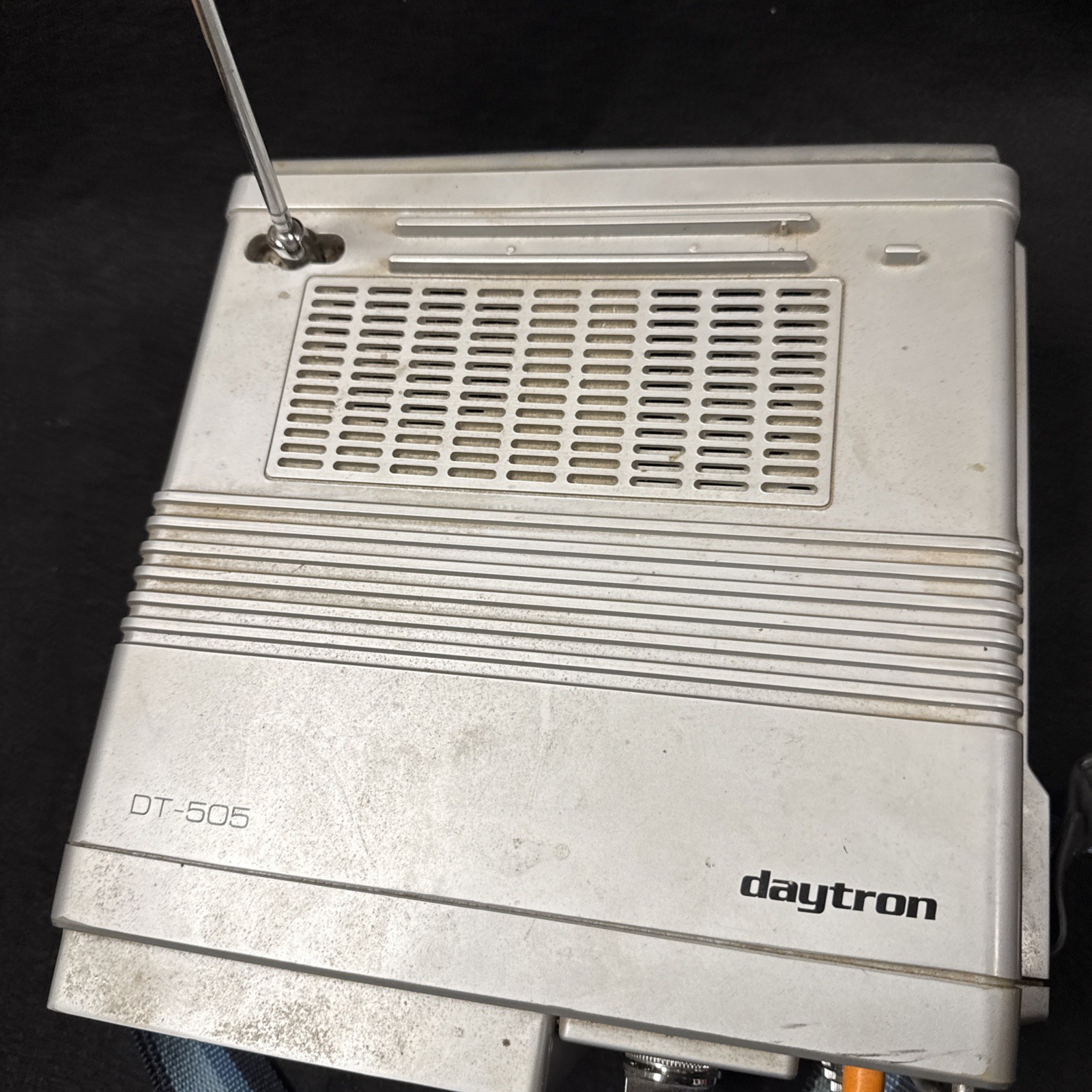 Daytron DT-505 Vintage Portable TV VHF UHF Rare PARTS. No Power Cable