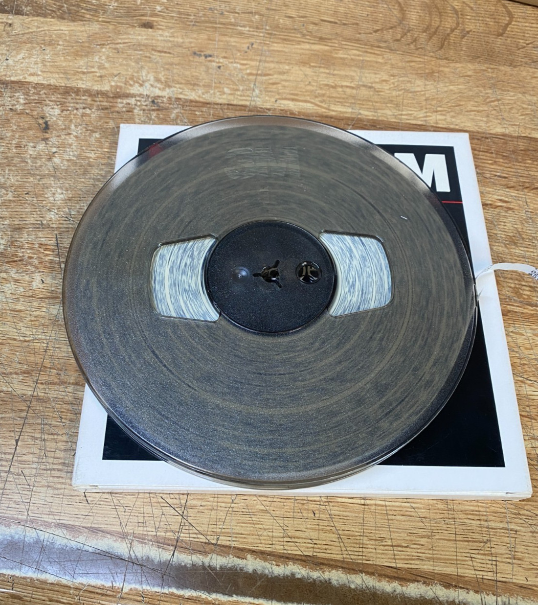 3M Scotch 61W- 1/4in x 1500ft Reel to Reel Leader Tape