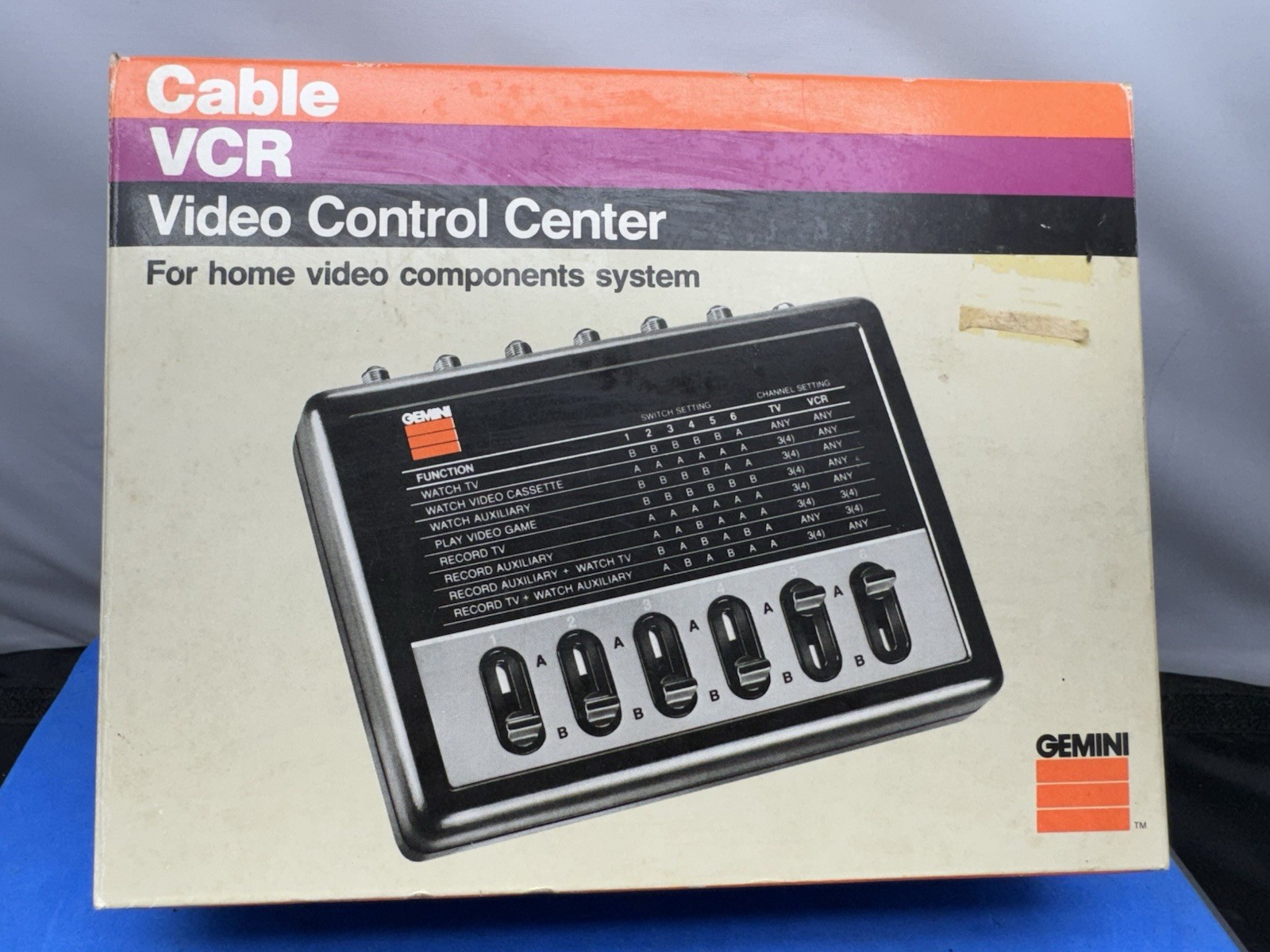 Gemini Cable VCR Video Control Center SC1500