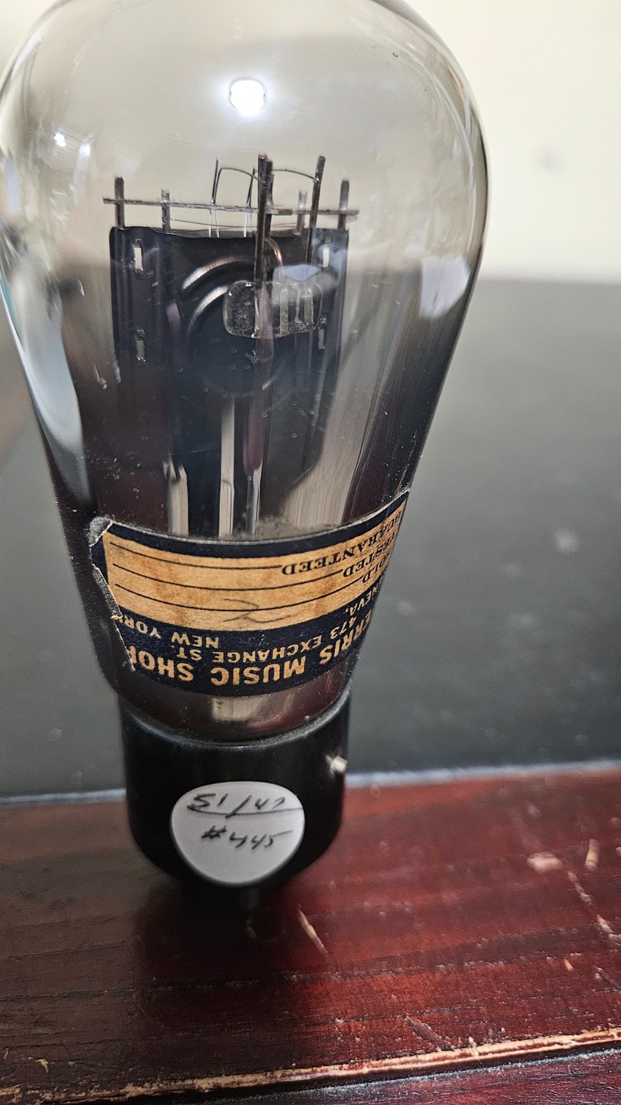 ⭐️RARE⭐️ QTY=1 – DeForest Audion GLOBE 45/145/245/345 TUBE TV7 Tested GOOD!