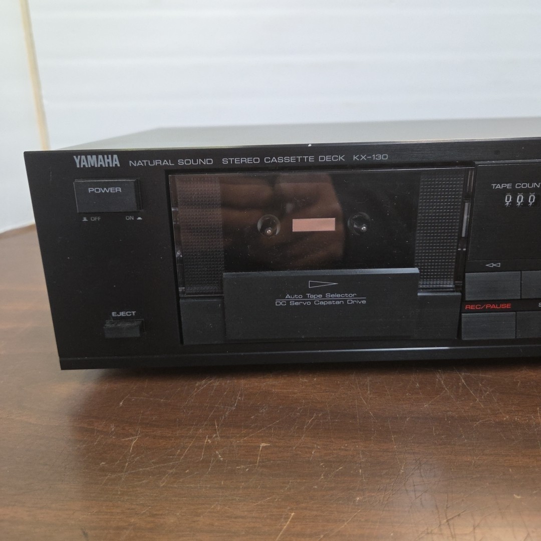 YAMAHA KX-130 Natural Sound Stereo Cassette Deck Dolby B/C Vintage 1980s Japan