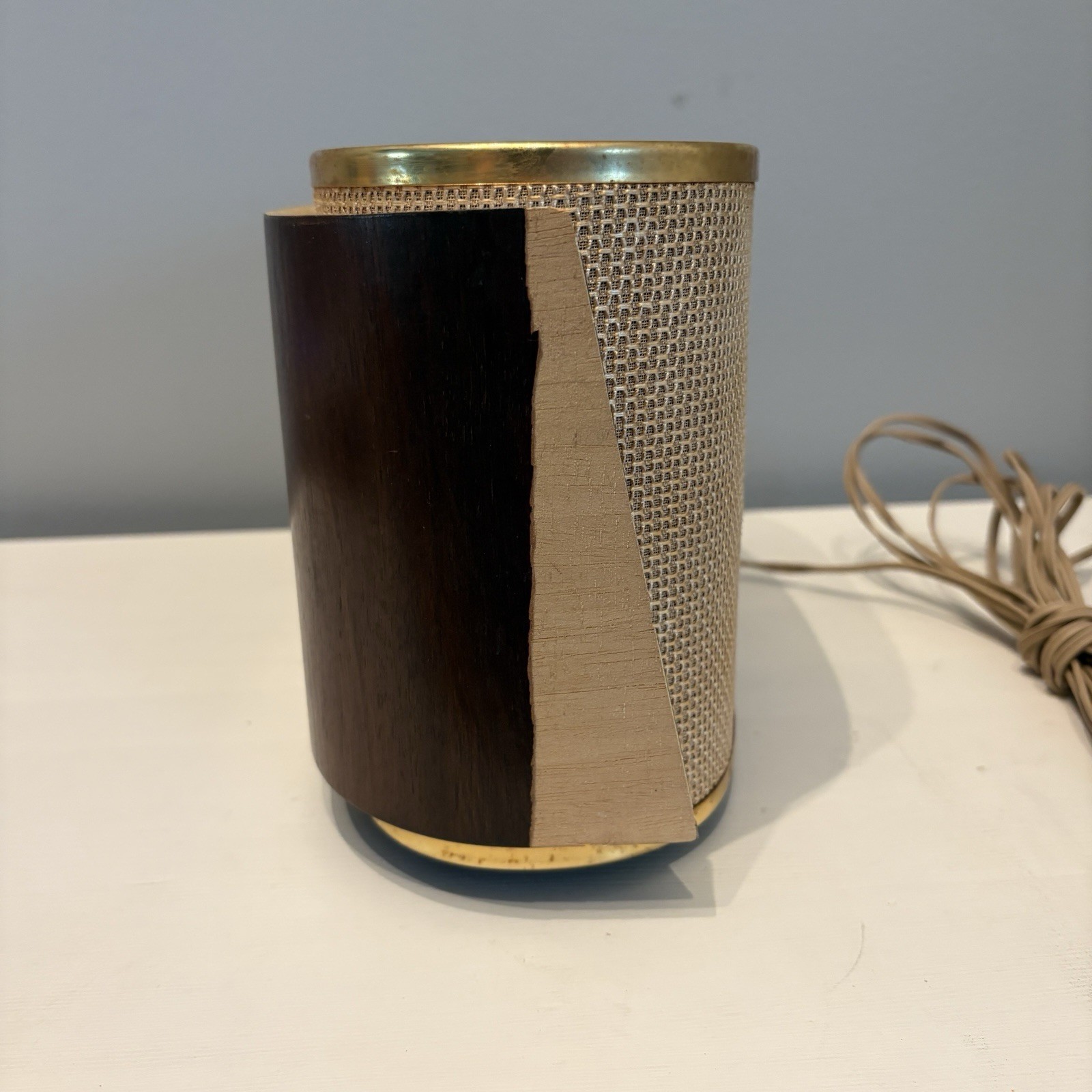 Telefunken Allvox Strahler RS1 Speaker Vintage MCM West Germany – UNTESTED