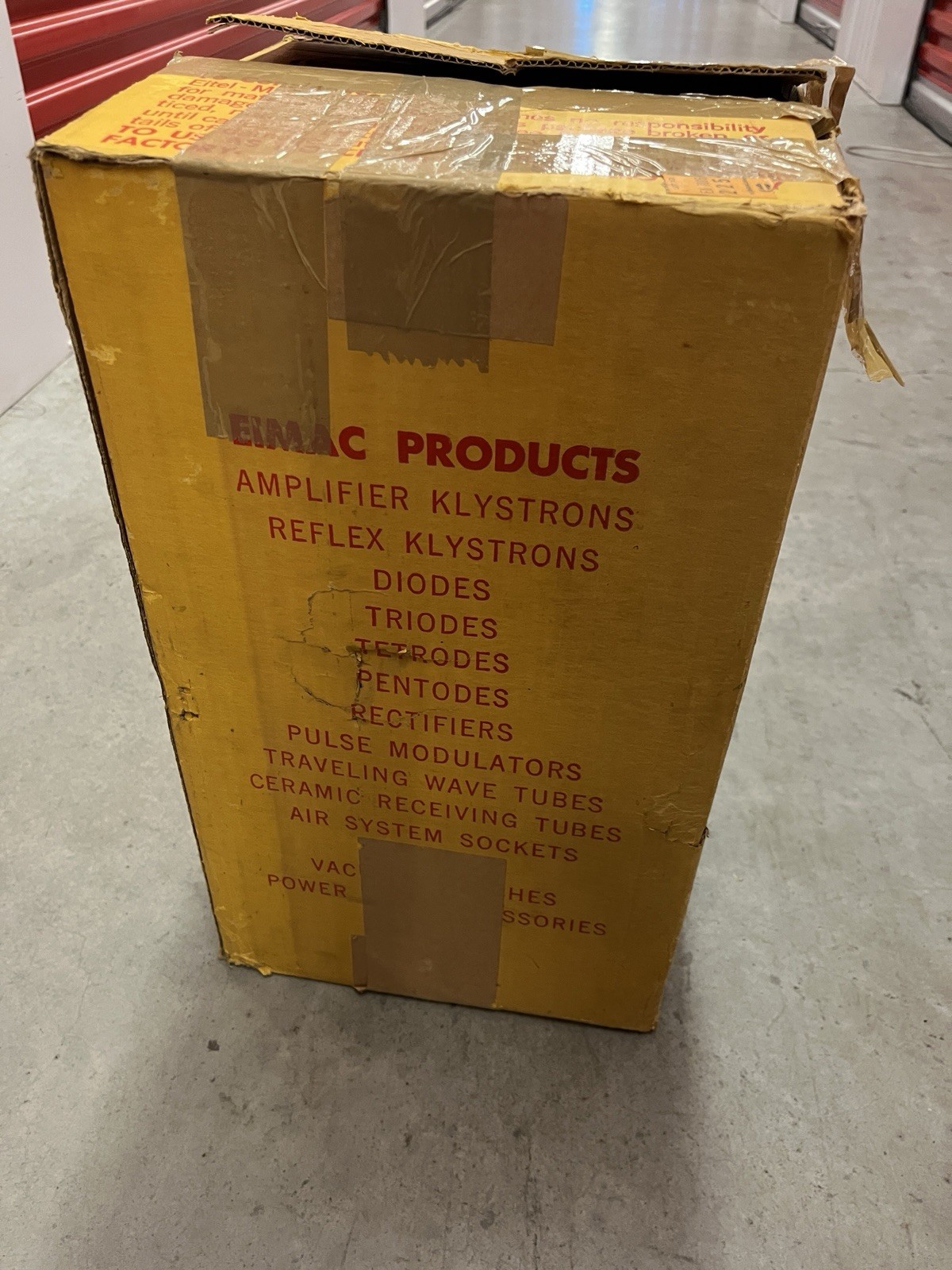 Eimac 3X2500A3 8161 Power Triode Vacuum Tube NOS Ham Radio Transmitter