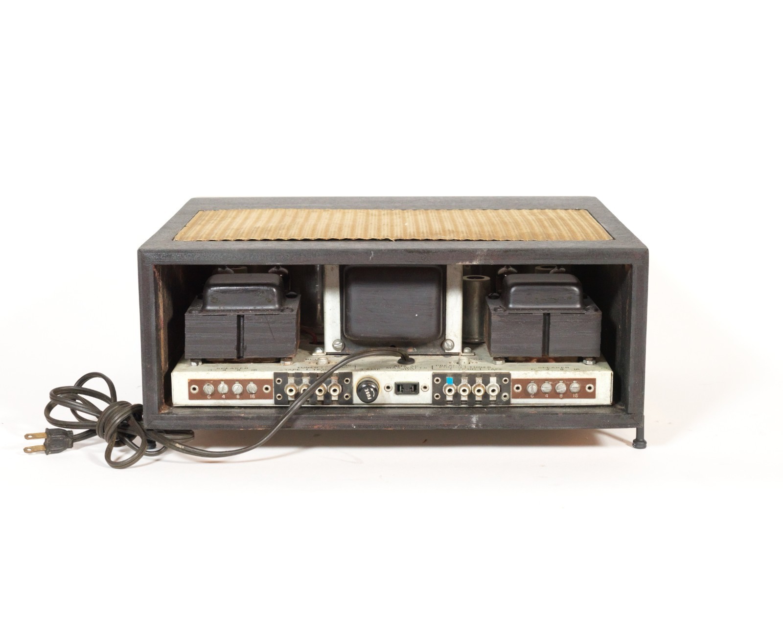 Very Rare Madison Fielding 320 Vintage Stereo Tube Amp w/Blond Panel & Magic Eye
