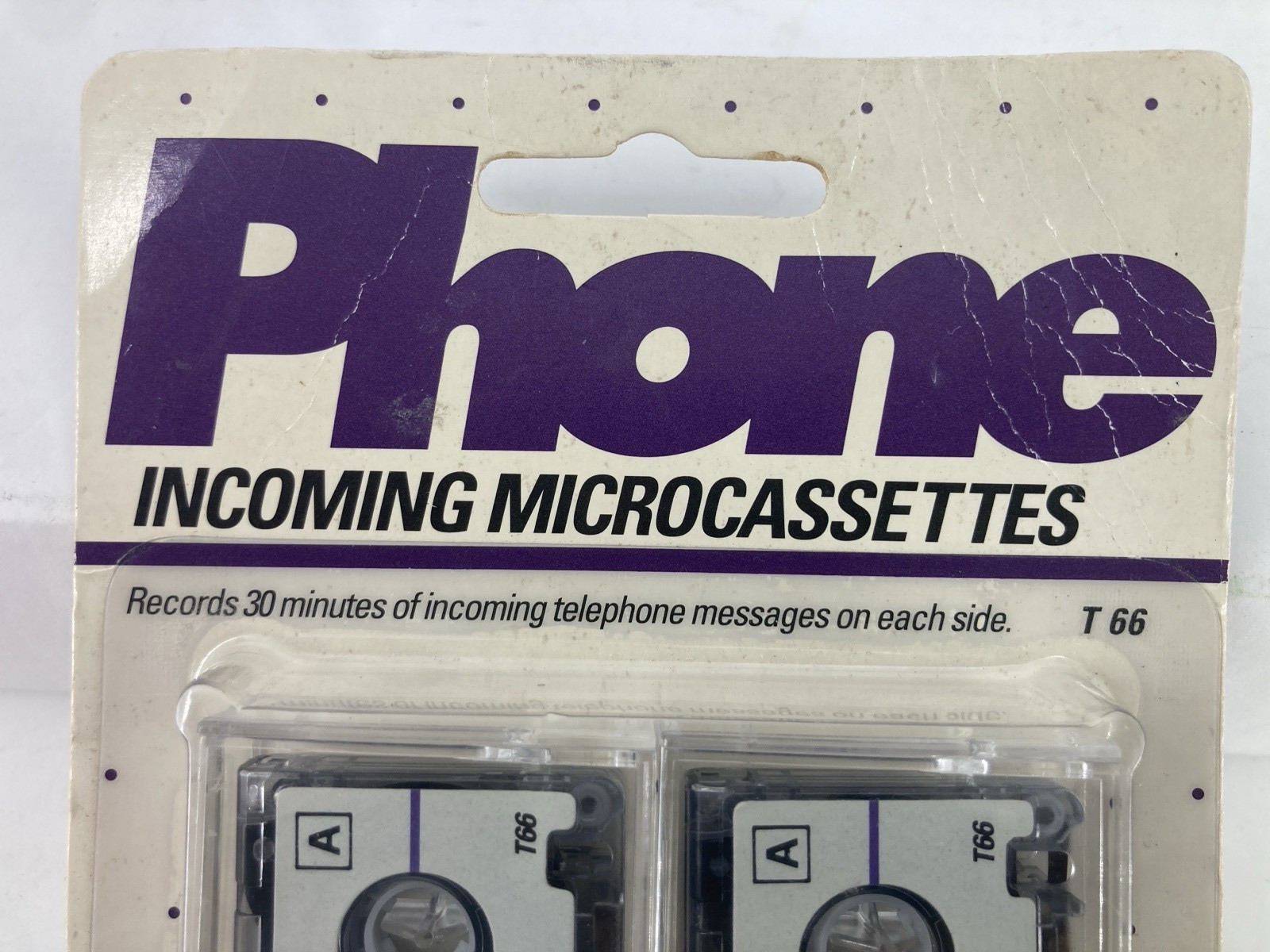 Vintage Recoton Answering Machine Microcassettes Tapes T66 – New in Box NIB