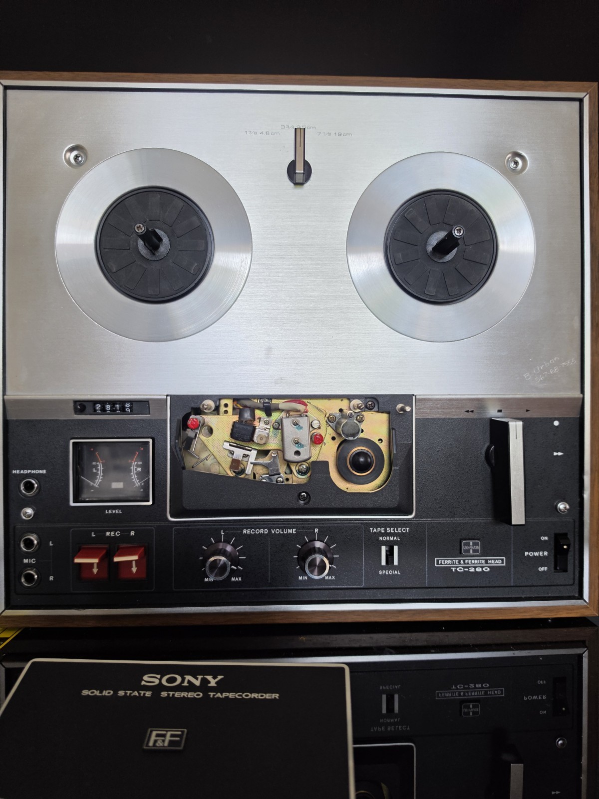 Sony TC-280 2-Channel Reel-to-Reel Tape Recorder **Read Description**