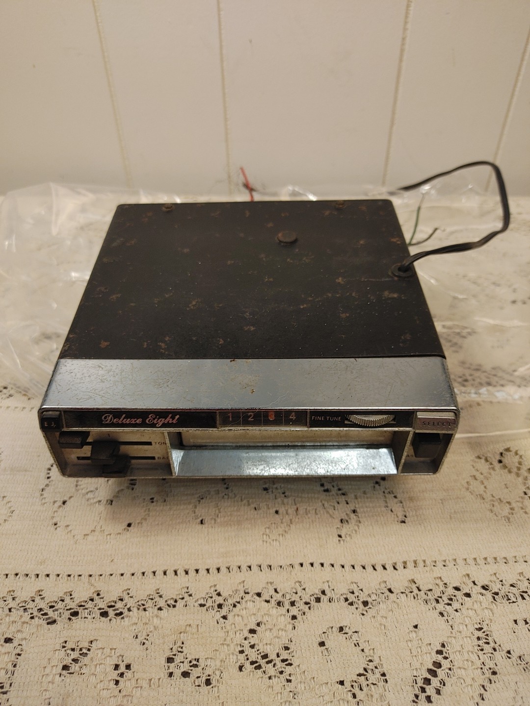 Vintage Deluxe Eight Auto Car Truck 8 Track Player 100017-077 153622 Japan 12V