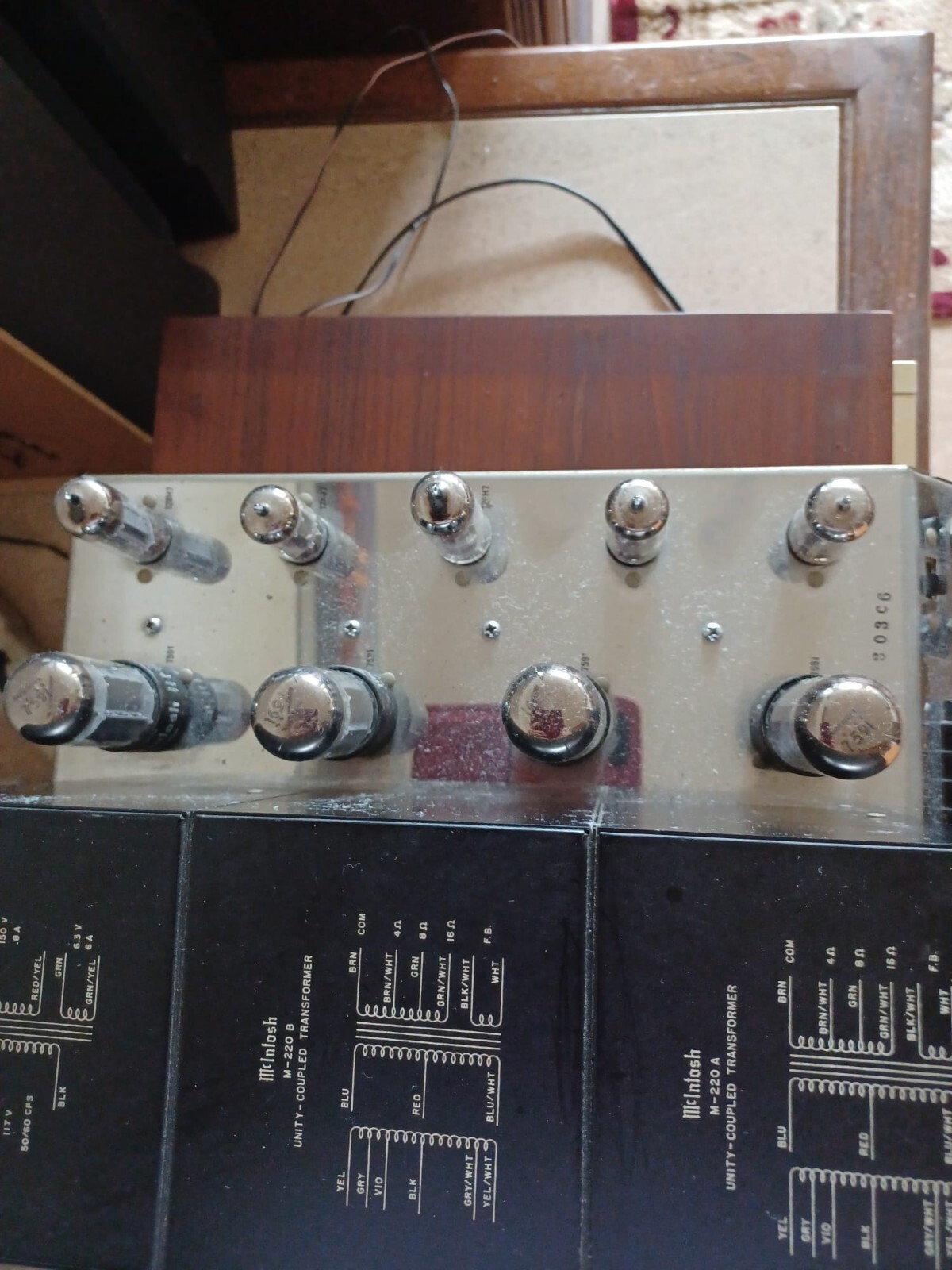 MC INTOSH MC 225 vintage stereo integrated tube power amplifier