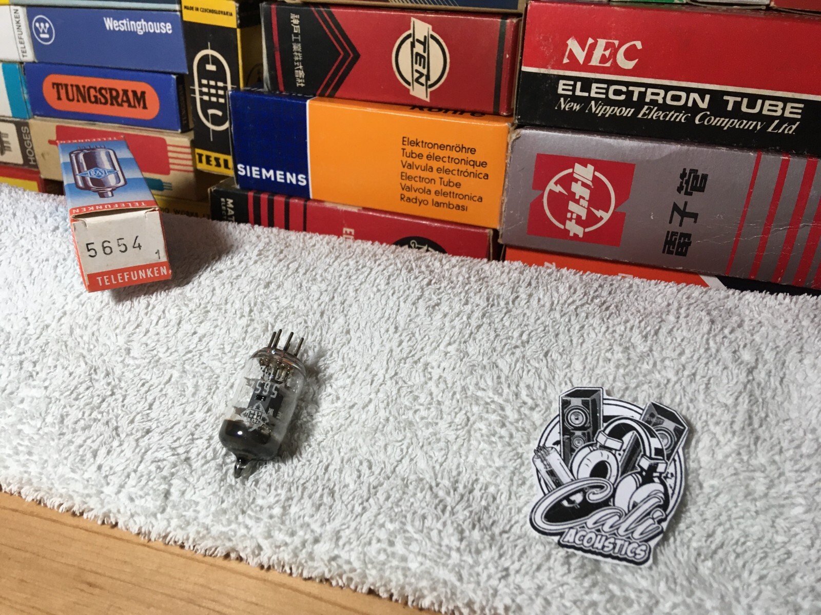 1 x NOS 1969 Telefunken Germany ◇ 5654 / EF95 / 6AK5 ~ Telefunken CU29 LittleDot