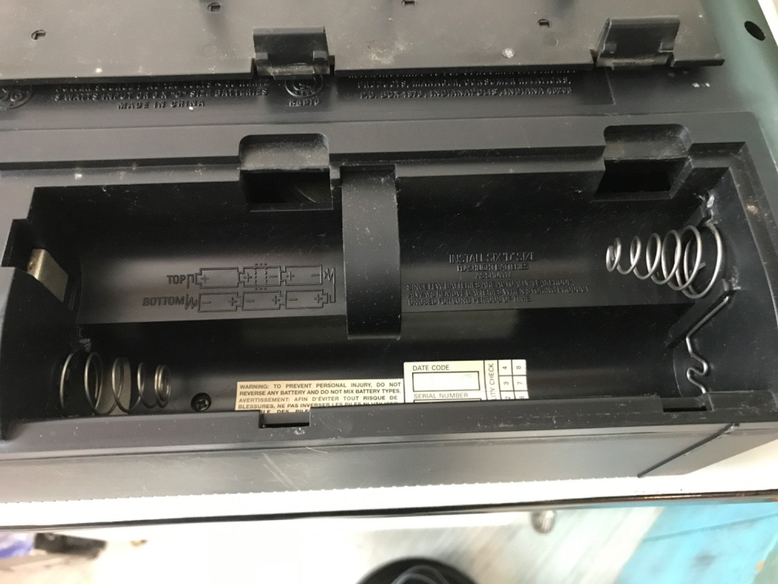 GE Superadio Am/Fm Long Range Hi Performance Radio tested works