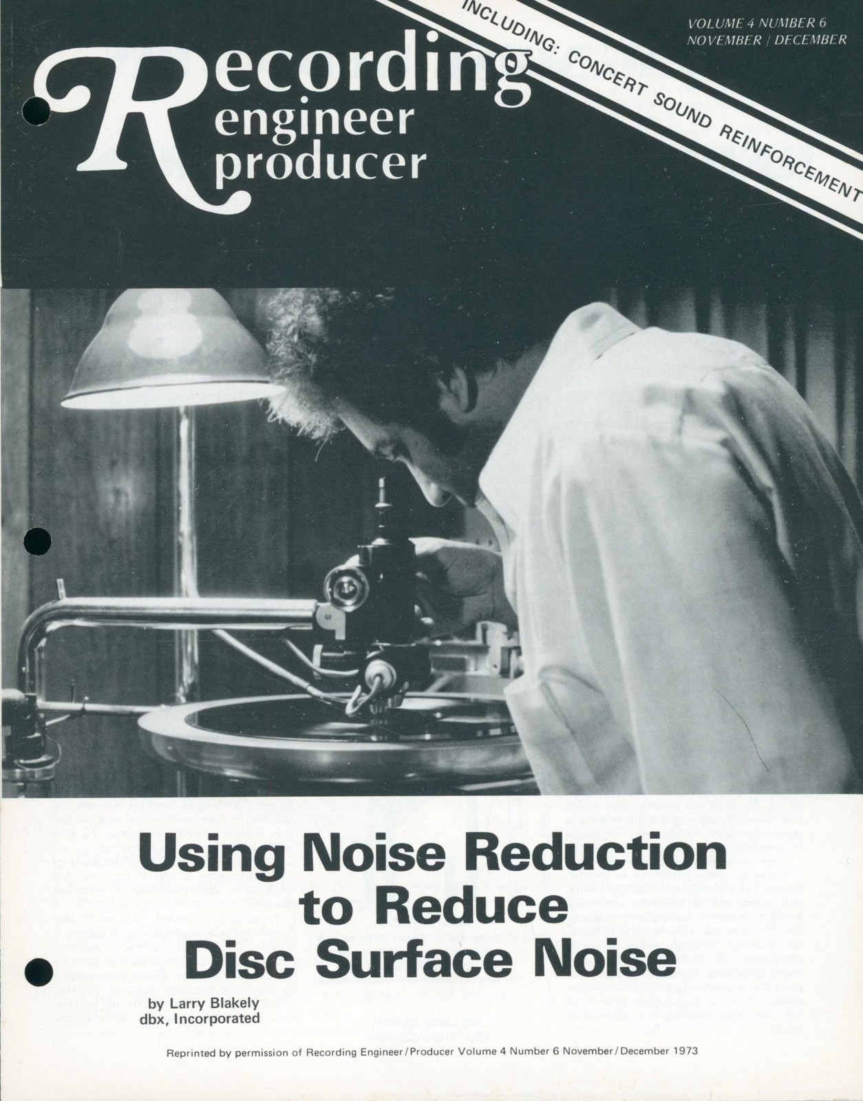 1973 dbx Record LP Noise Reduction Audiophile Synthesizer Dealer Brochure Lot