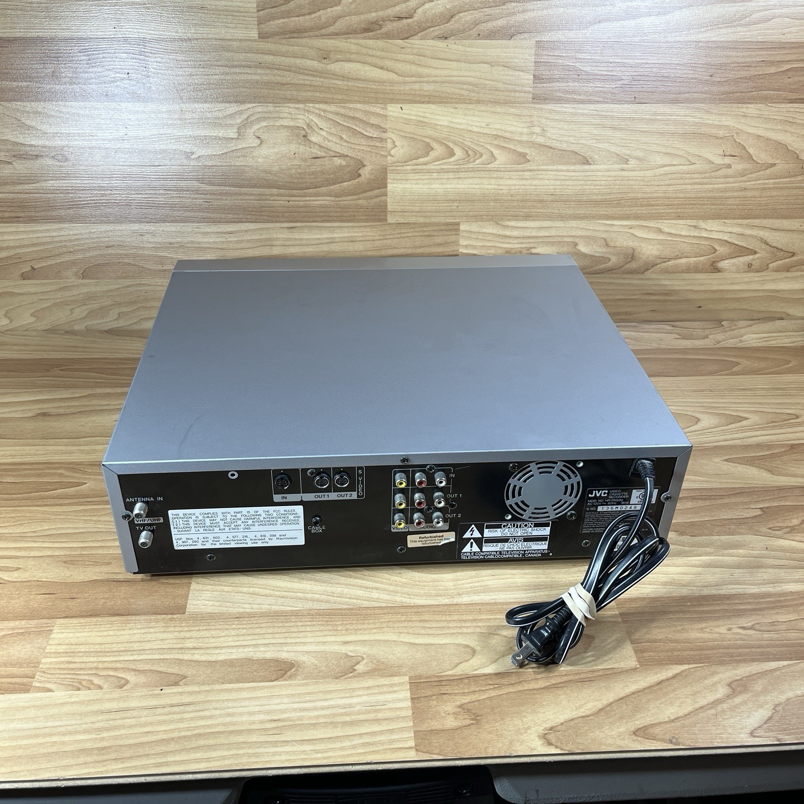 JVC HR-DVS2U VHS Mini DV Player Only AS IS, For Parts NO Returns BOTH Sides Bad