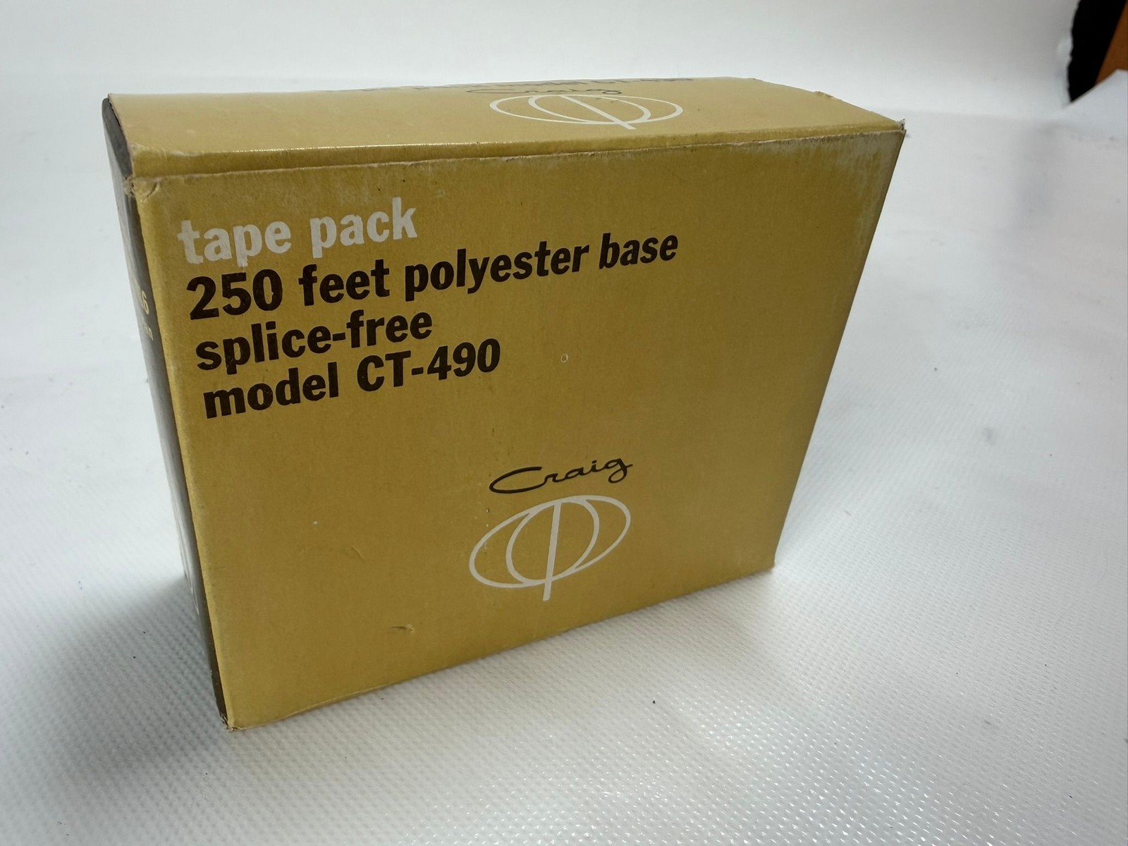Craig Vintage Reel to Reel Tape Pack Magazine CT-490 250 Feet Polyester