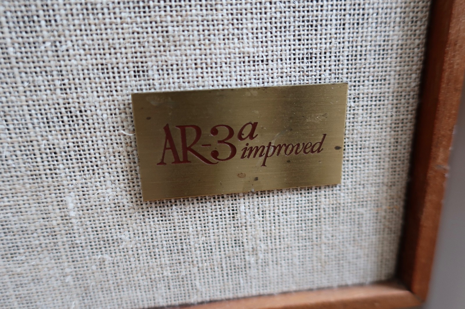 Acoustic Research AR3a Improved European model. Near excellent condition!