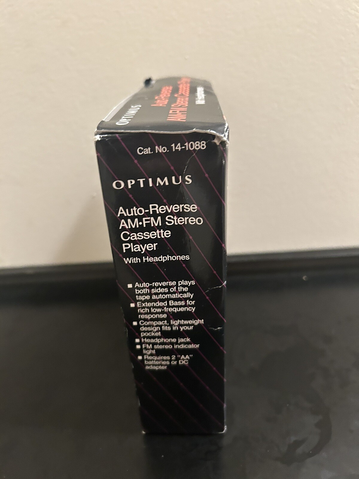 OPTIMUS SCP-79 STEREO CASSETTE TAPE PLAYER NIB