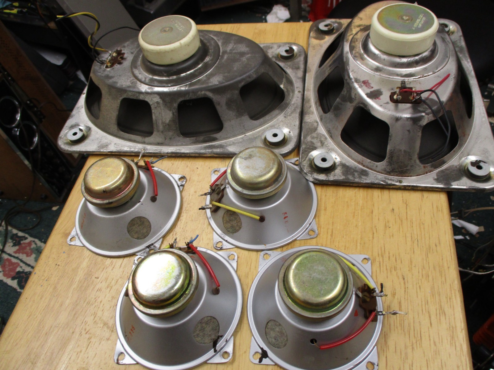 6 vintage Telefunken audiophile full range speakers from counsel pull all test g