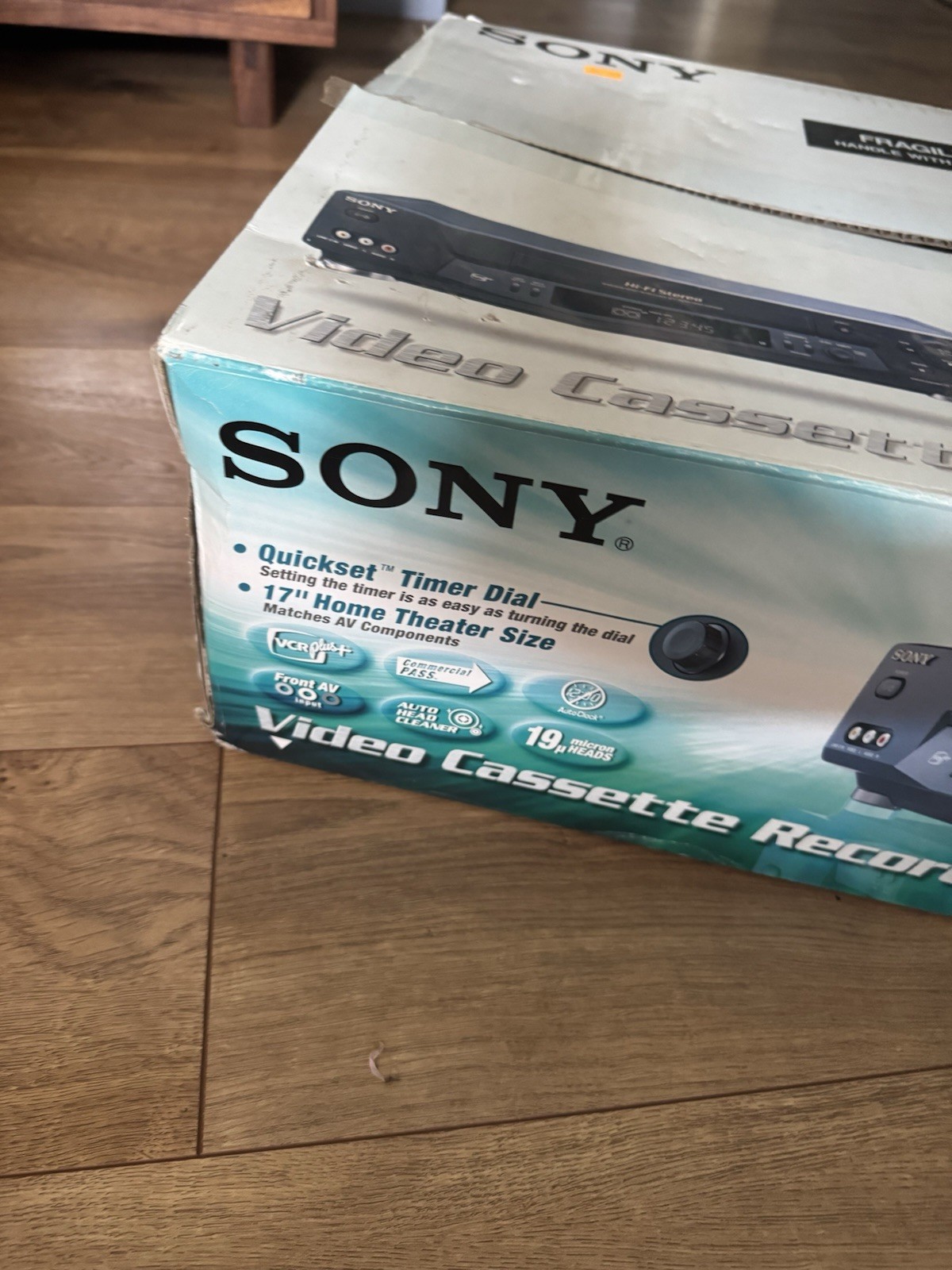 Sony SLV-N71 VCR Hi-Fi VHS Player Recorder RMT-V307A & Box – Tested