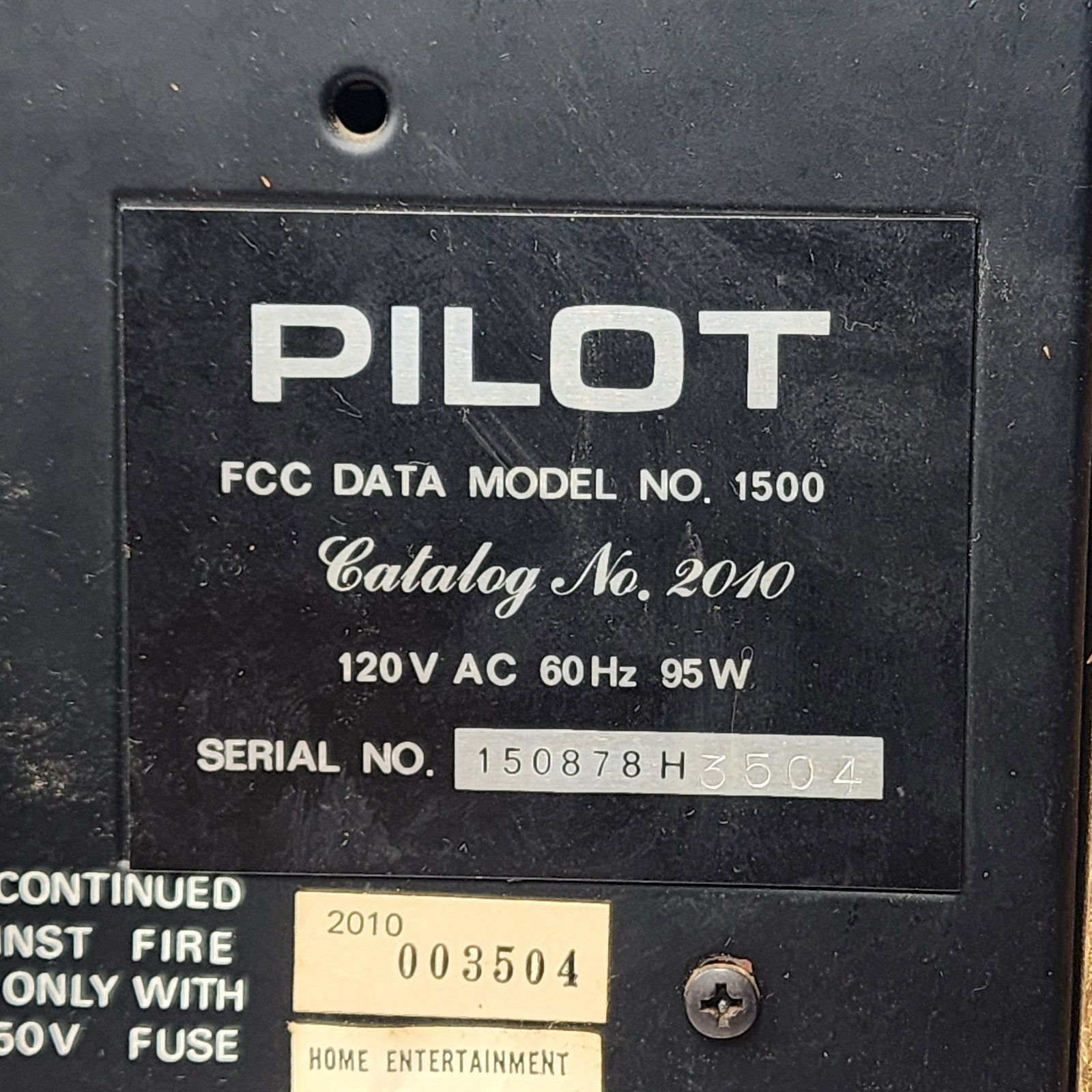 VTG 1970s Pilot Model 2010 Stereo Receiver 8-Track Player Recorder Works – Read