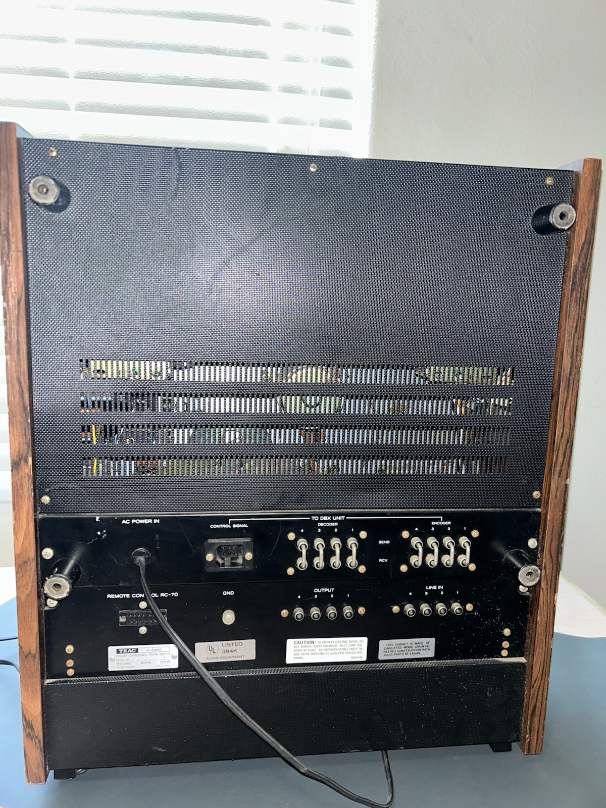 Teac A-3440 Reel to Reel 4 Channel Recorder/ Player