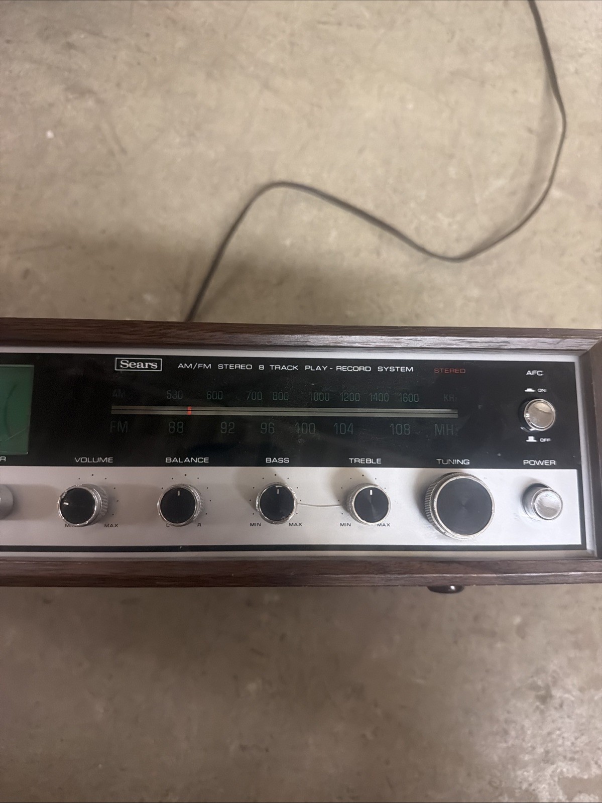 Sears 8 Track Player Recorder Model 400.91610300 Not Working/For Parts