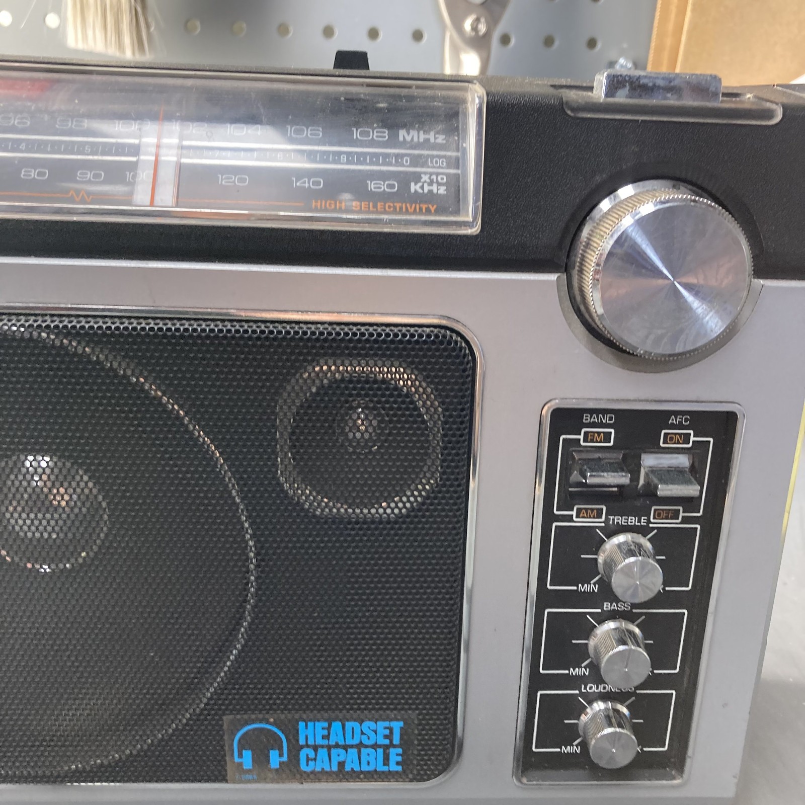 VINTAGE SUPER RADIO II GENERAL ELECTRIC 7-28850 GE LONG RANGE AM/FM TESTED LOUD