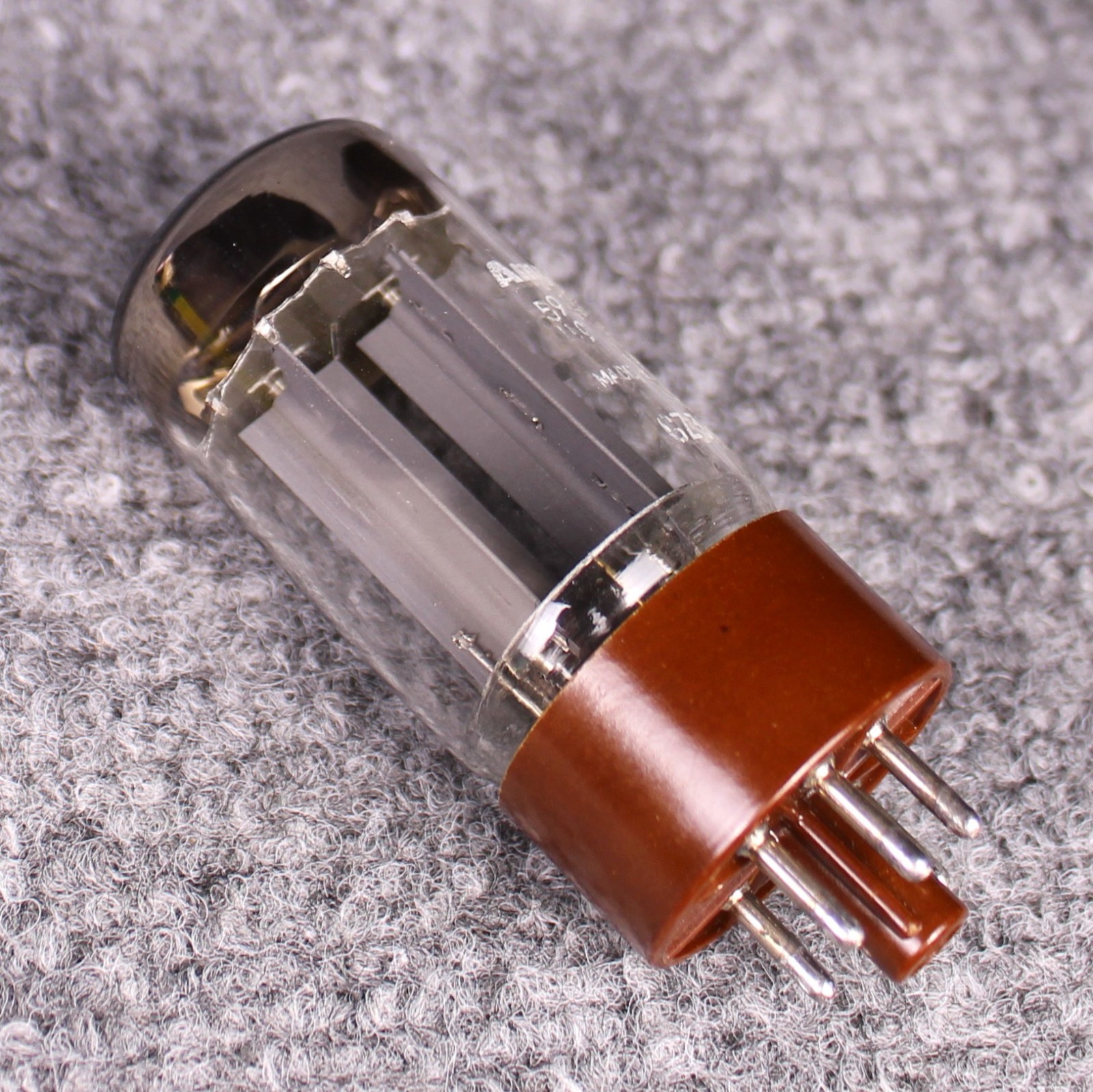 (1) NOS/NIB Amperex Bugle Boy 5AR4 GZ34 Brown Base Rectifier Tube ~ TESTS STRONG