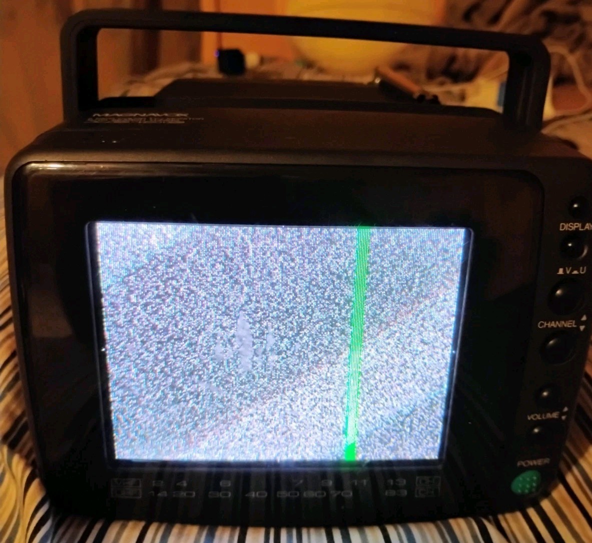 Vintage Magnavox RD0510 C103 Portable 5-inch Color CRT monitor with Power Cord