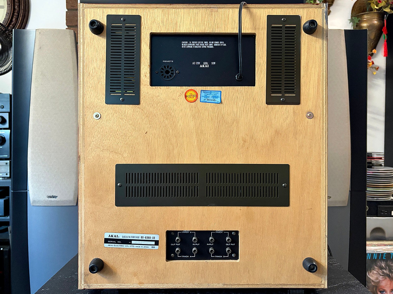 Akai GX-630D-SS Stereo/Quadra 2/4 Ch Reel to Reel Serviced + 30-Day $ Guarantee