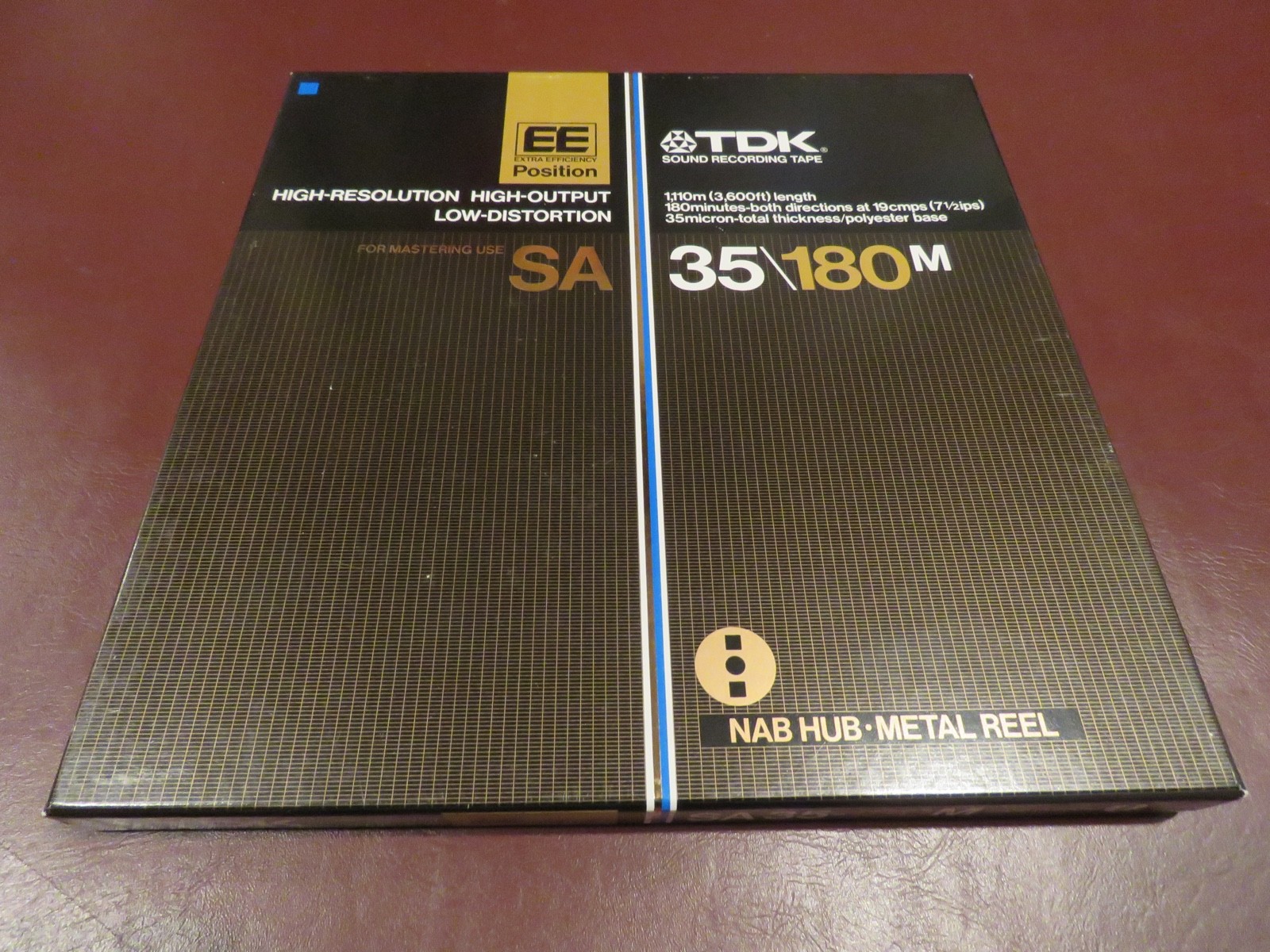 TDK SA 35/180M EE Reel to Reel Tape / Metal Reel