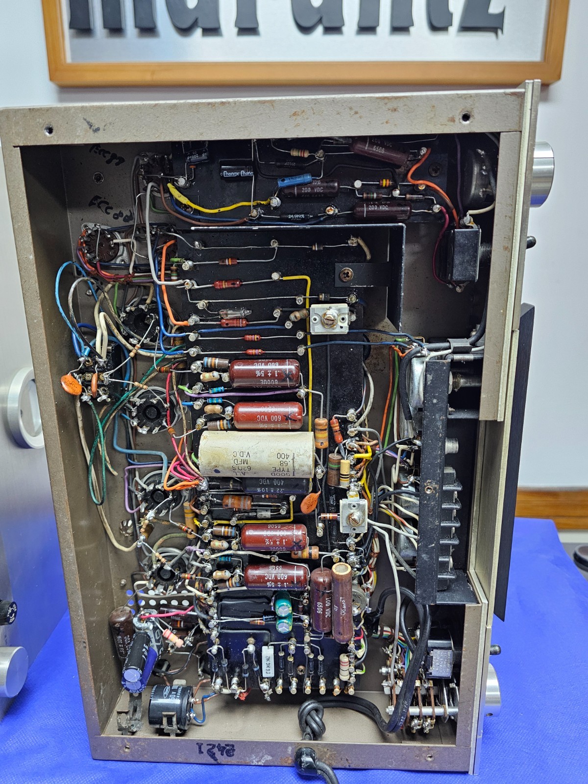 Marantz Model 9 Stereophonic Tube Power Amplifier Pair Untested