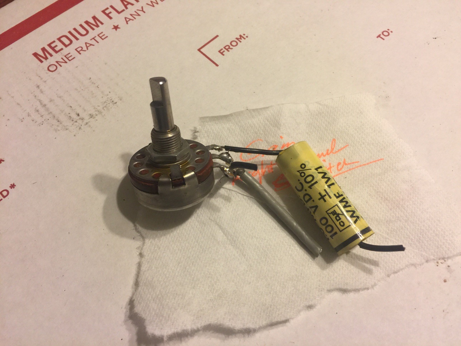 Bose 1801 Amplifier Parts – Gain Control Switch