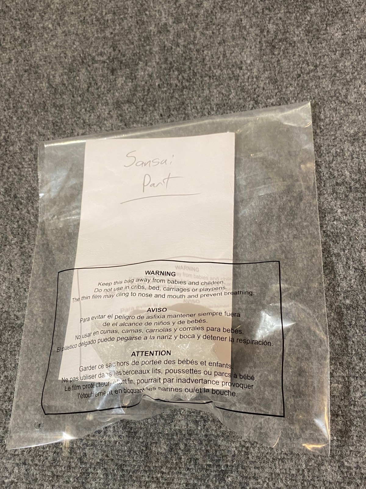 Sansui Turntable 45 RPM Adapter Translucent Smoke Gray Part Plastic Vintage
