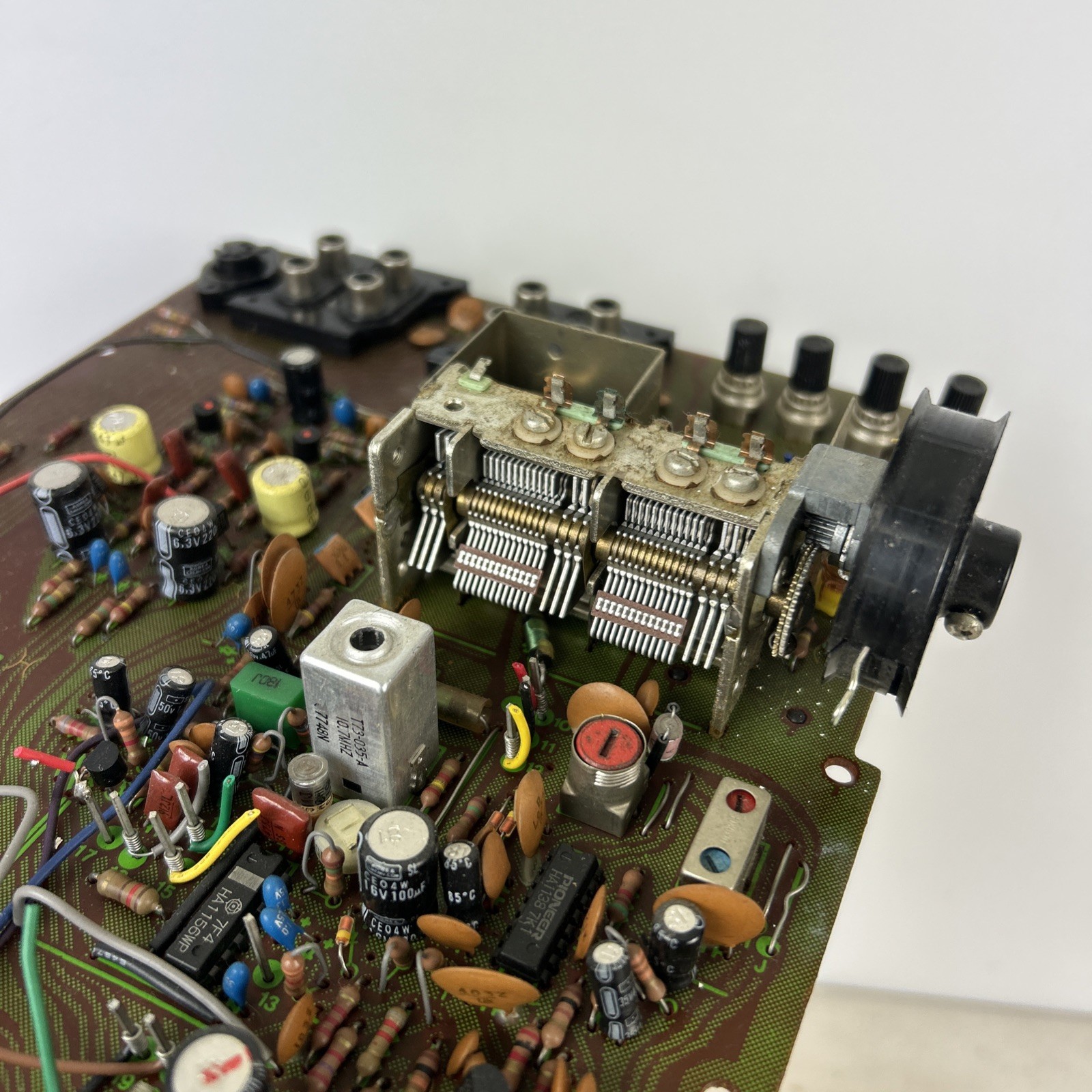 Pioneer SX-450 Main Board Tuning Volume Function Push Switches Orig Part