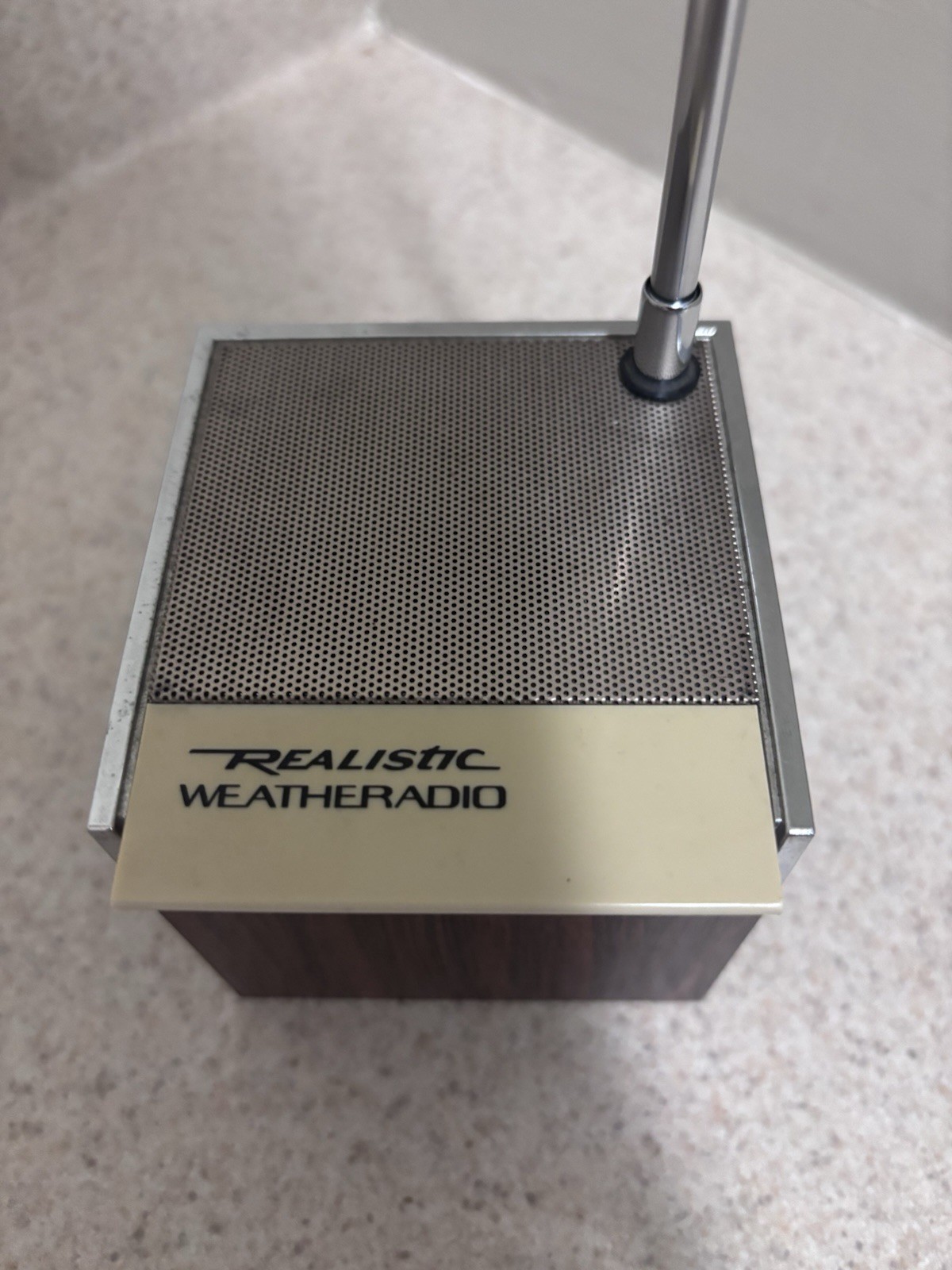 Realistic Weatheradio 12-181B Radio Weather Band Manual Tuning Antenna Works!