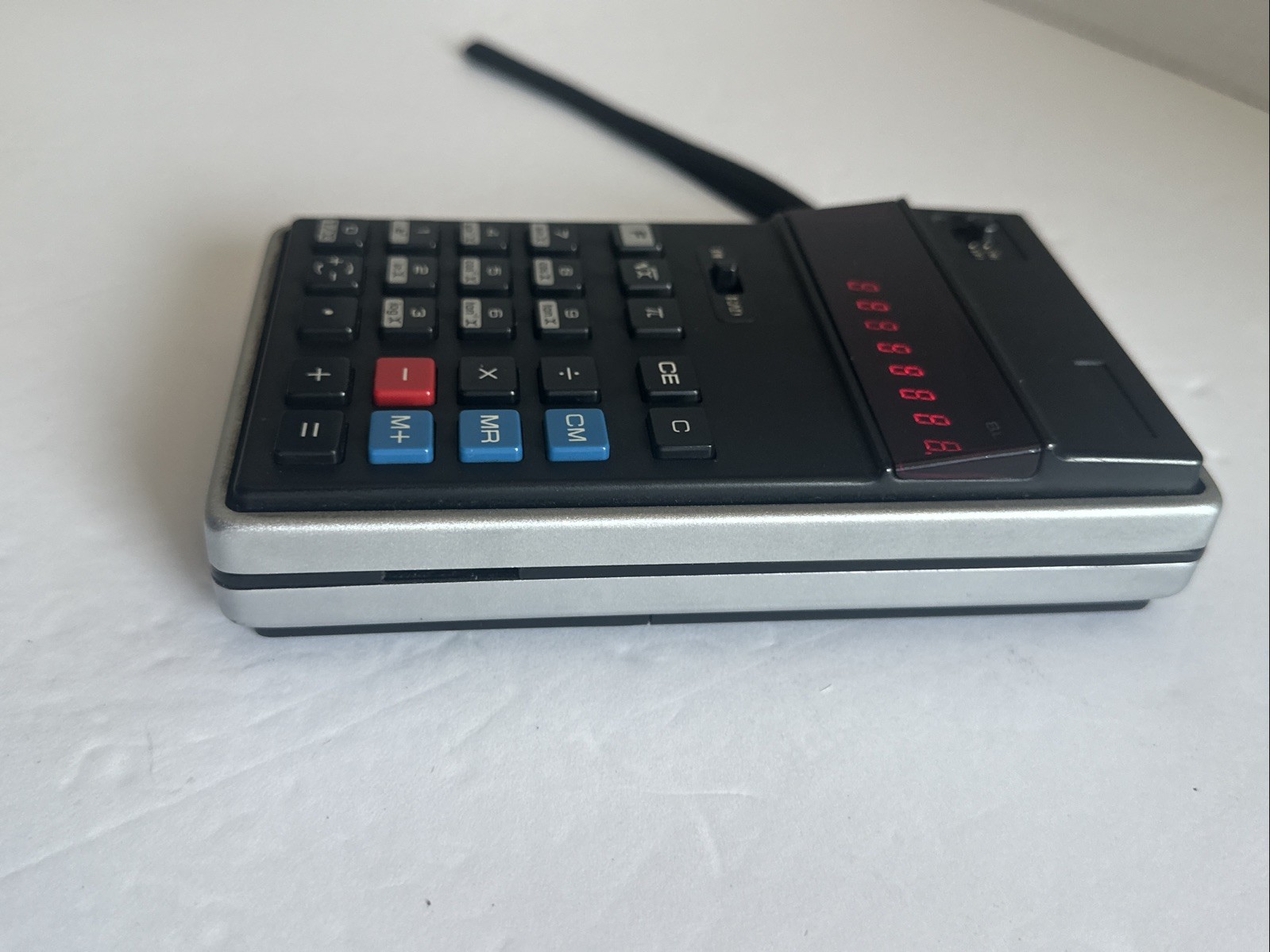 Vtg Sharp Model PC-1801 Calculator Red LED Made in Japan 70’s With Case