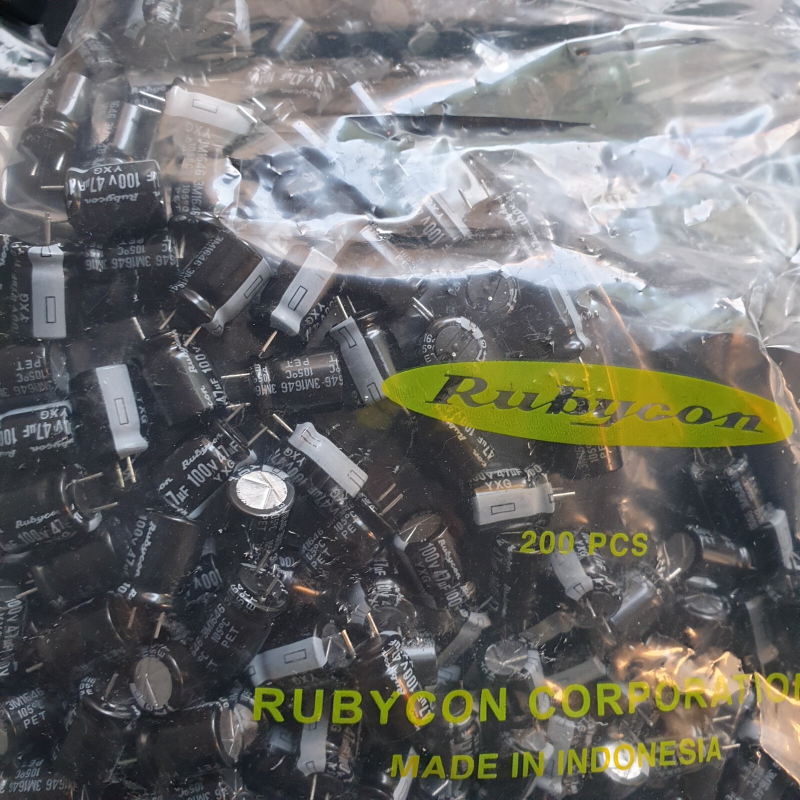 NEW RUBYCON YXK 47uF 100v 105C HQ TUBE AMP CAPS FOR AUDIO! 50PCS!