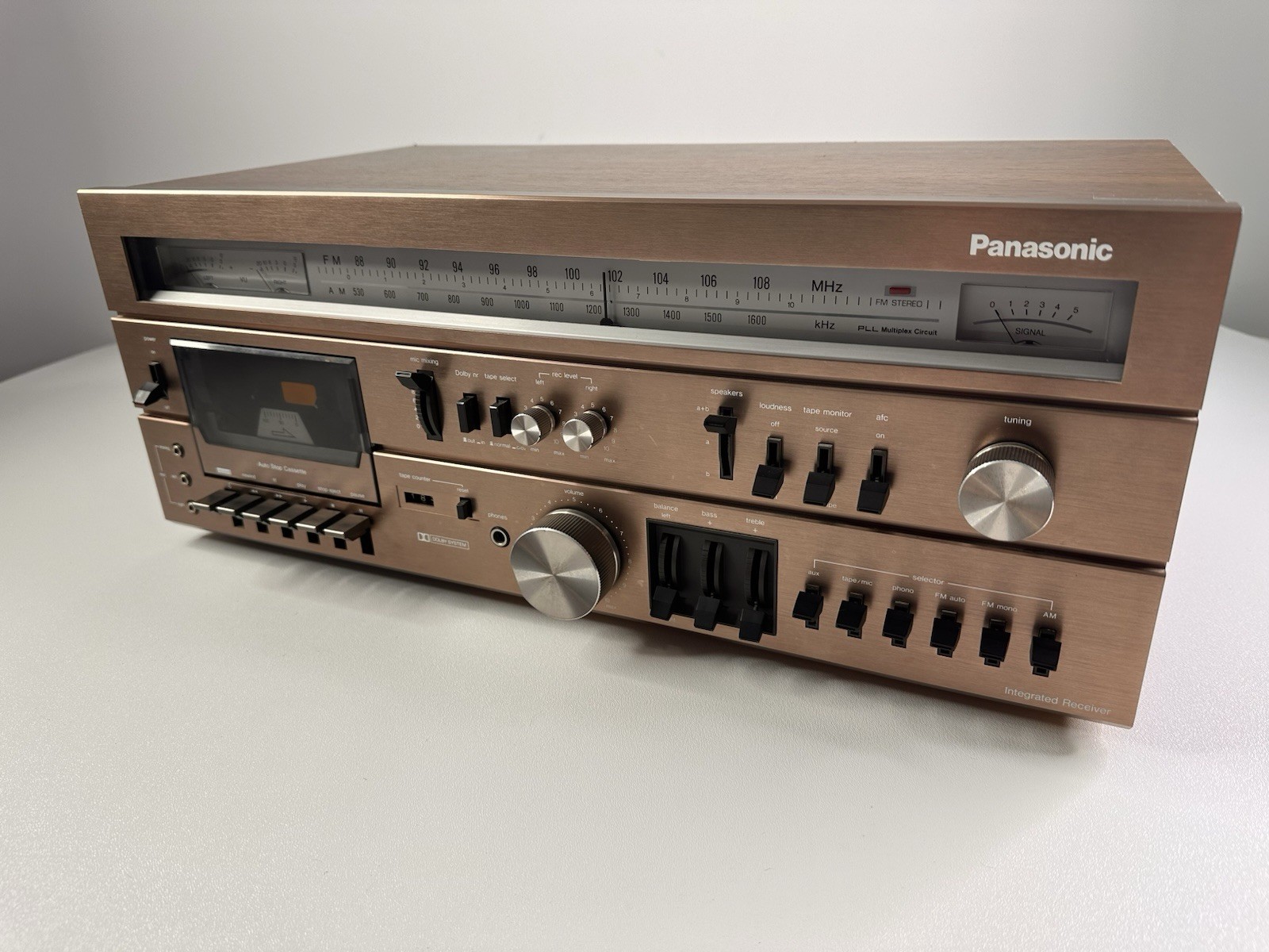 Vintage Panasonic AM/FM Stereo Cassette Receiver RA-7500 – Tested
