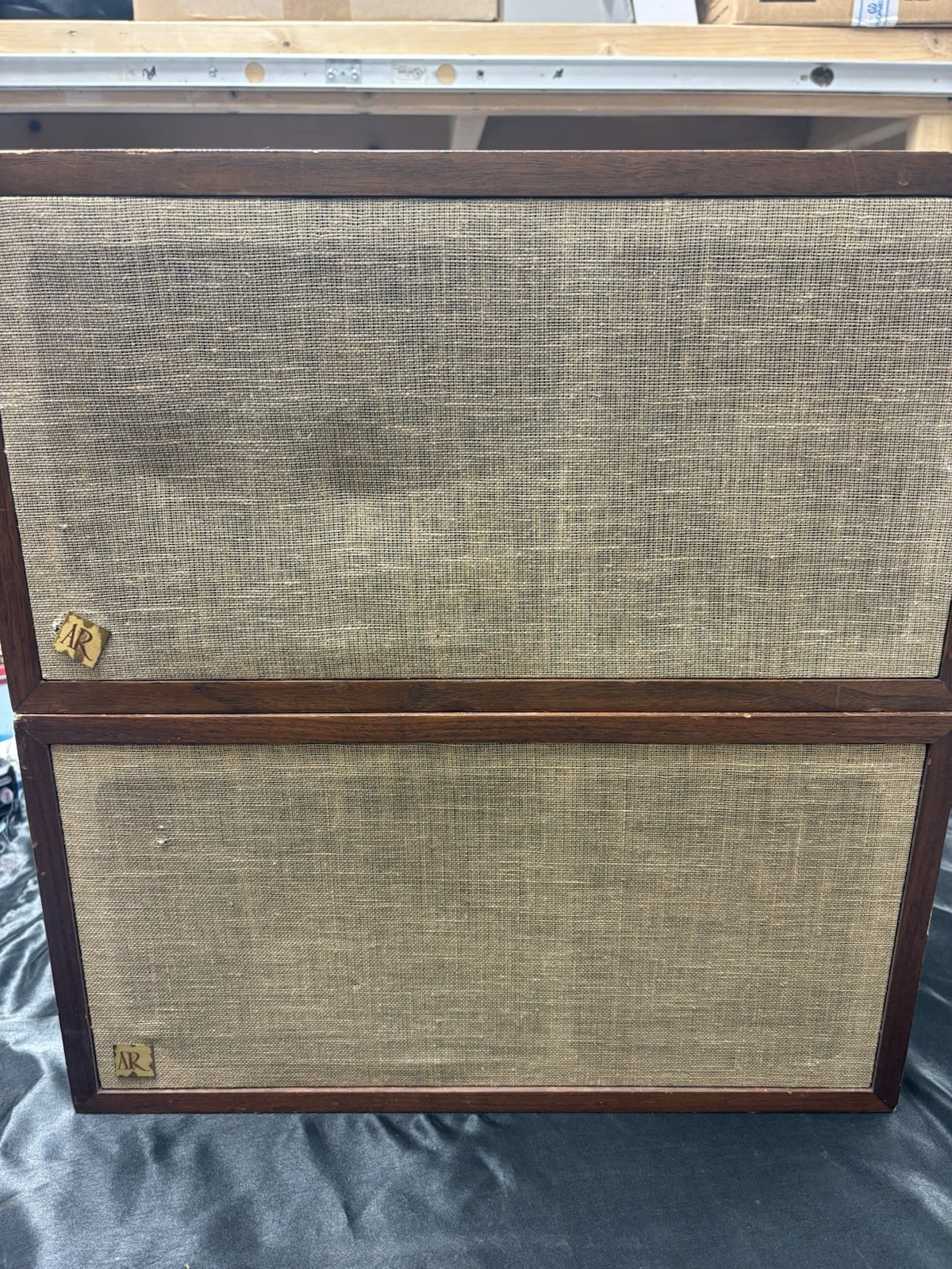 Vintage Acoustic Research AR-4x Speakers Pair Oiled Walnut AR 4x Loudspeaker