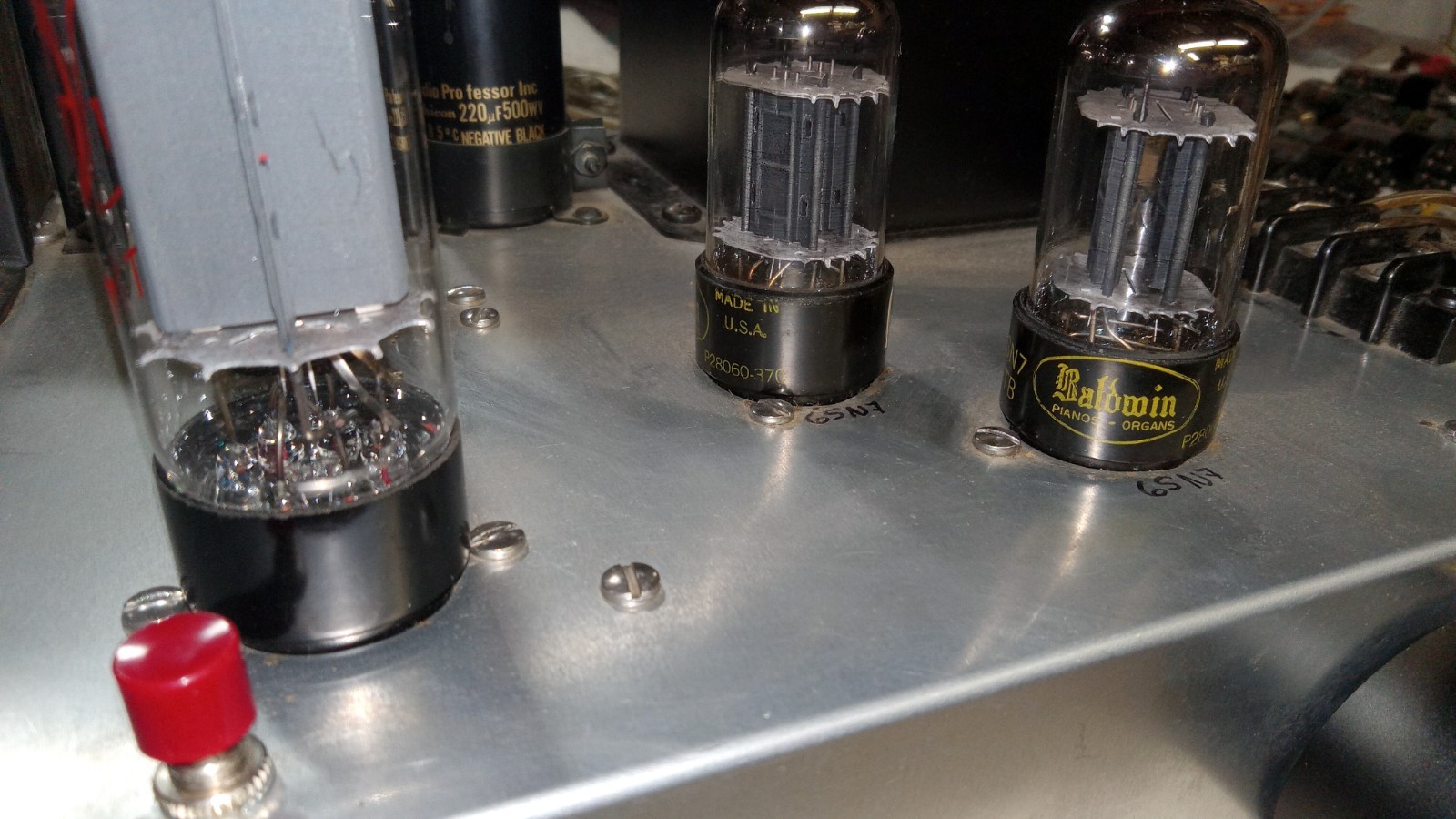 Pair KT77 Tube Mono Amplifiers Ultra Linear Eico Transformers Work Great