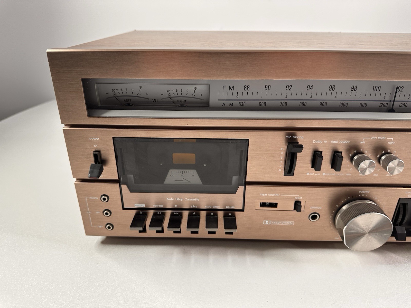 Vintage Panasonic AM/FM Stereo Cassette Receiver RA-7500 – Tested