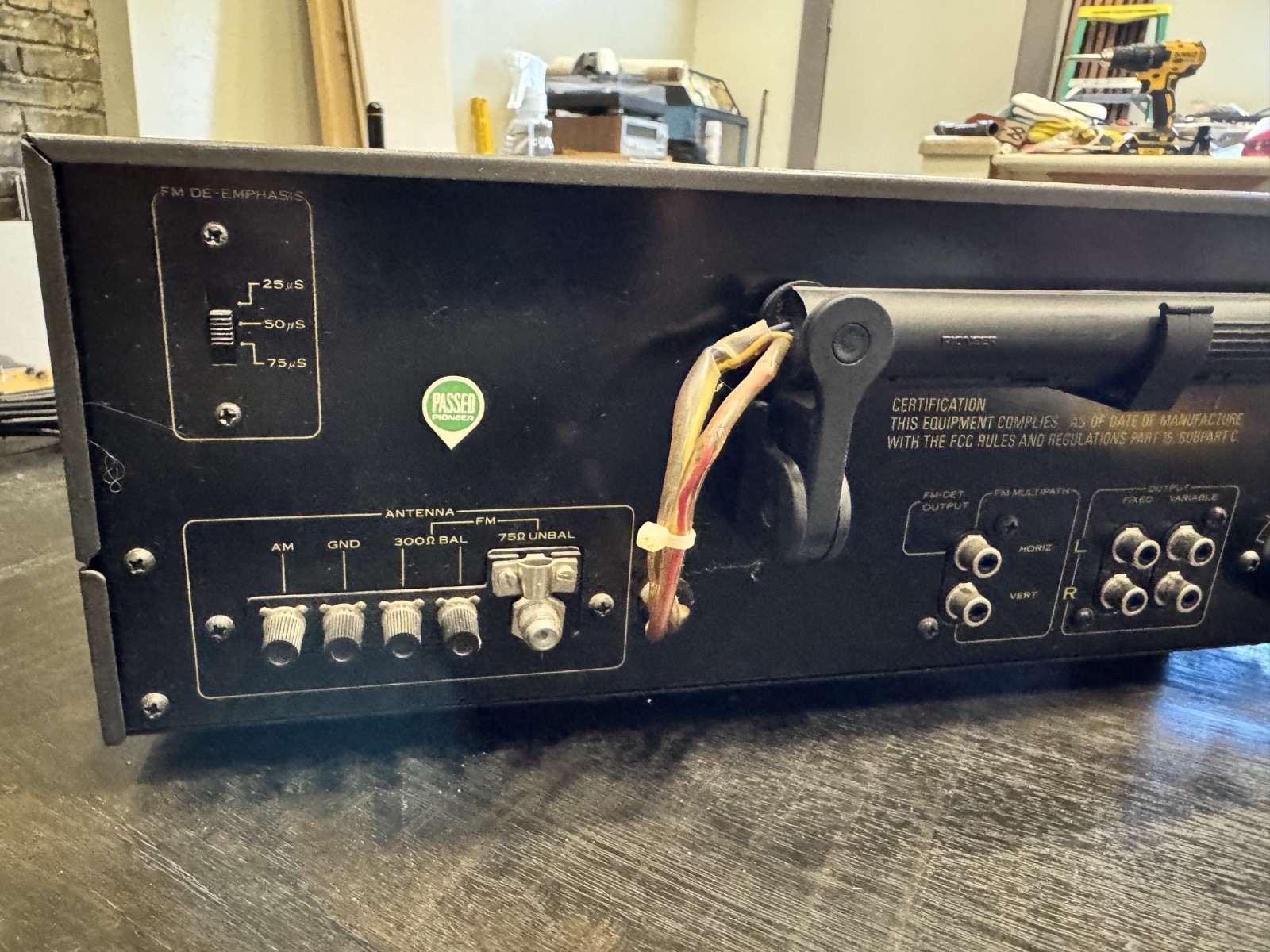 Pioneer TX-9500 II Stereo Tuner Vintage FM/AM Radio Silver Face Spec Series