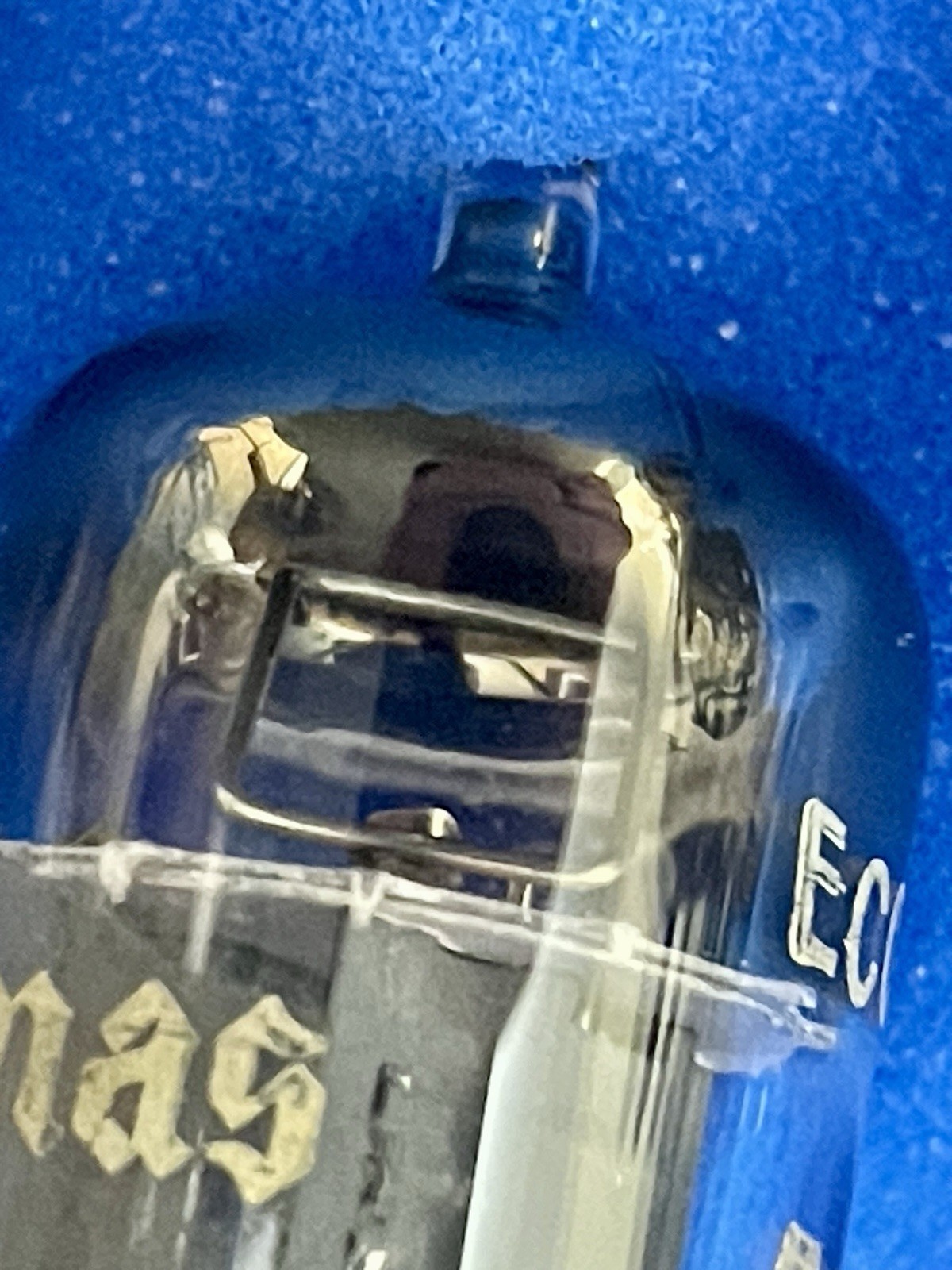 TWO Valvo ECC82 12AU7 Tubes / k62 / 45 deg. D Getter – 1956 /Amplitrex👍 Amperex