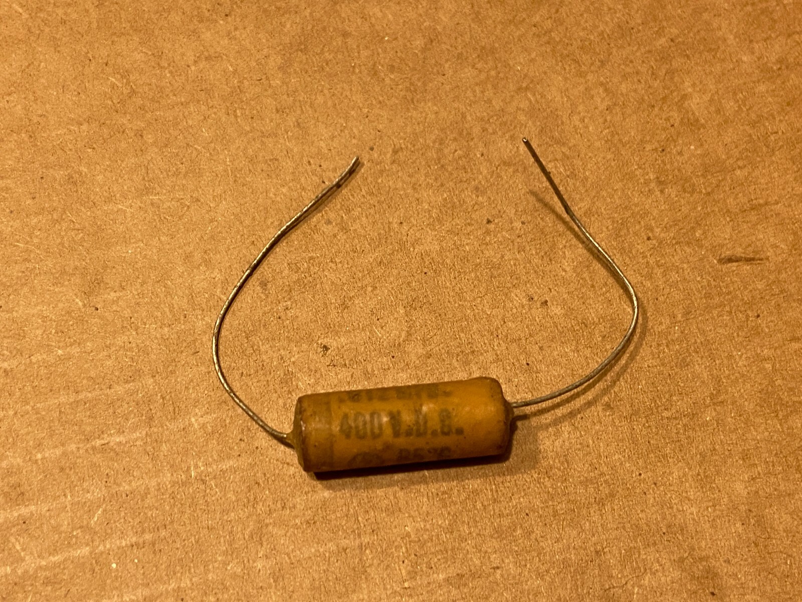 NOS Vintage Cornell-Dubilier .012 uf 400v Wax Tone Capacitor TESTS .022 .025 (Qt