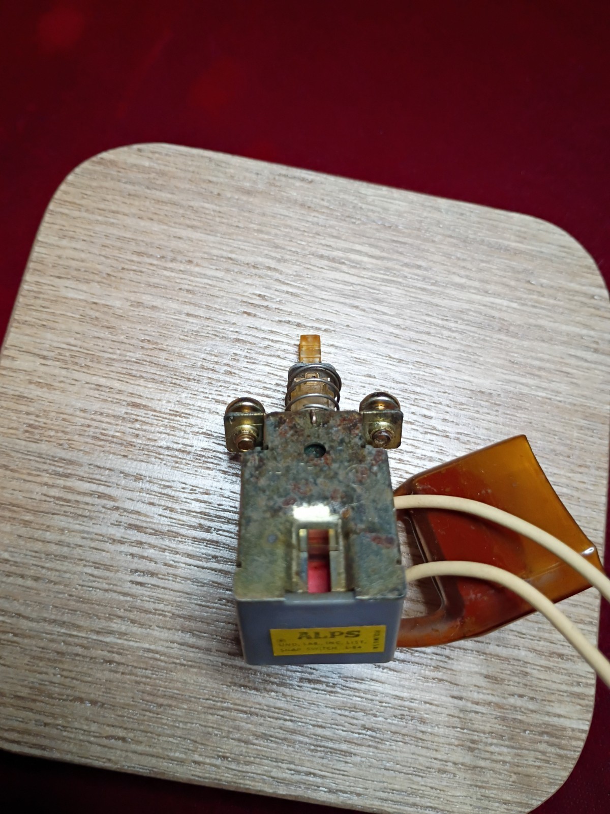 Sansui 9090DB Power Switch OEM Alps W/ Mounting Screws • Cleaned/Lubed