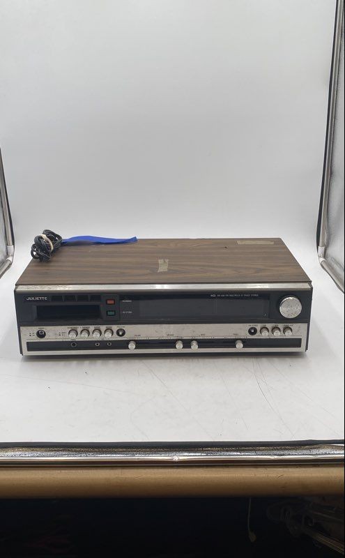 Vintage Juliette AM/FM Multiplex Stereo Receiver 8-Track Record Player