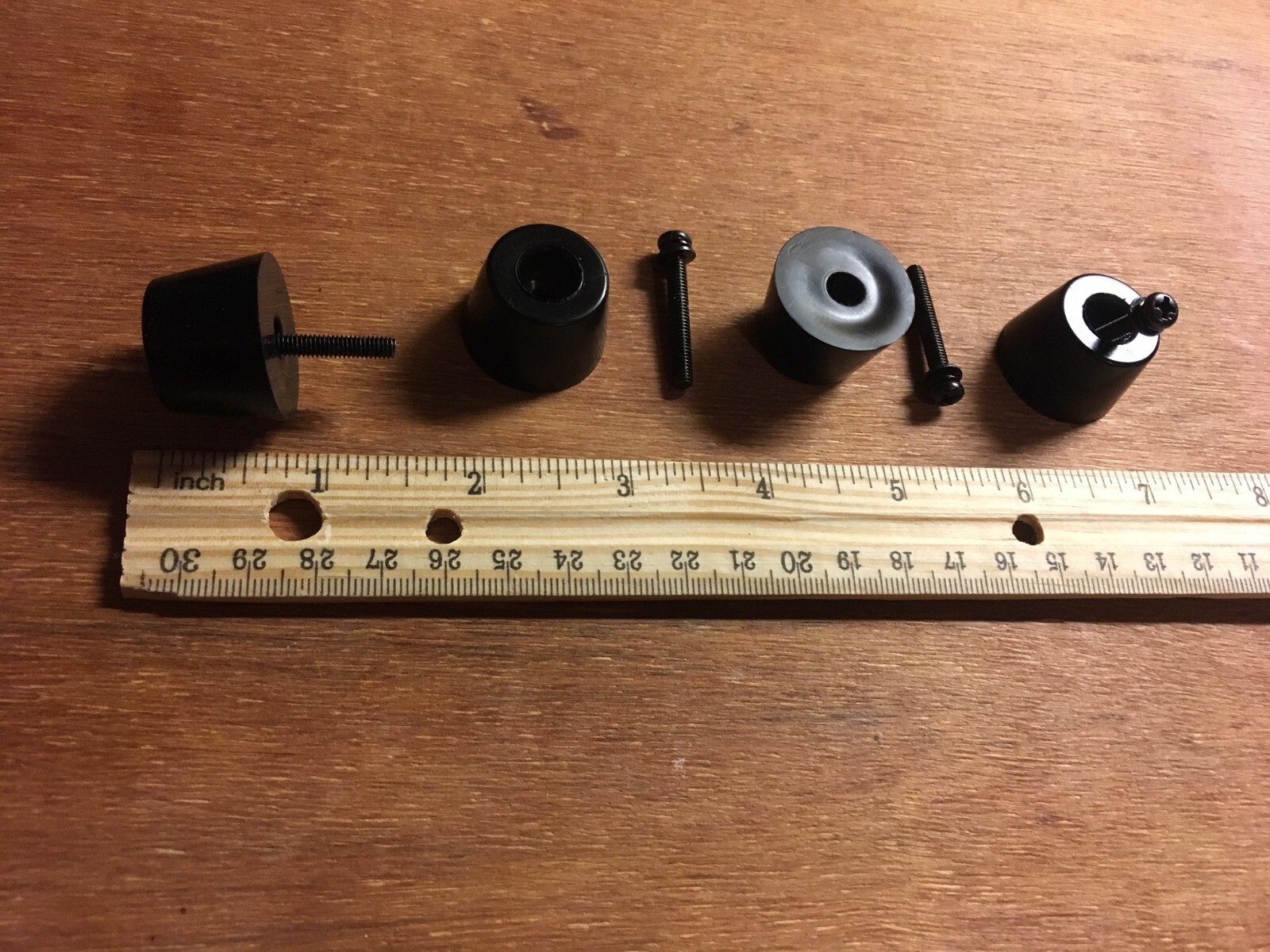 (4)Feet W/Longer Screw-Wood Cabinet Case-SX Models/Stereo Receiver-Pioneer PARTS