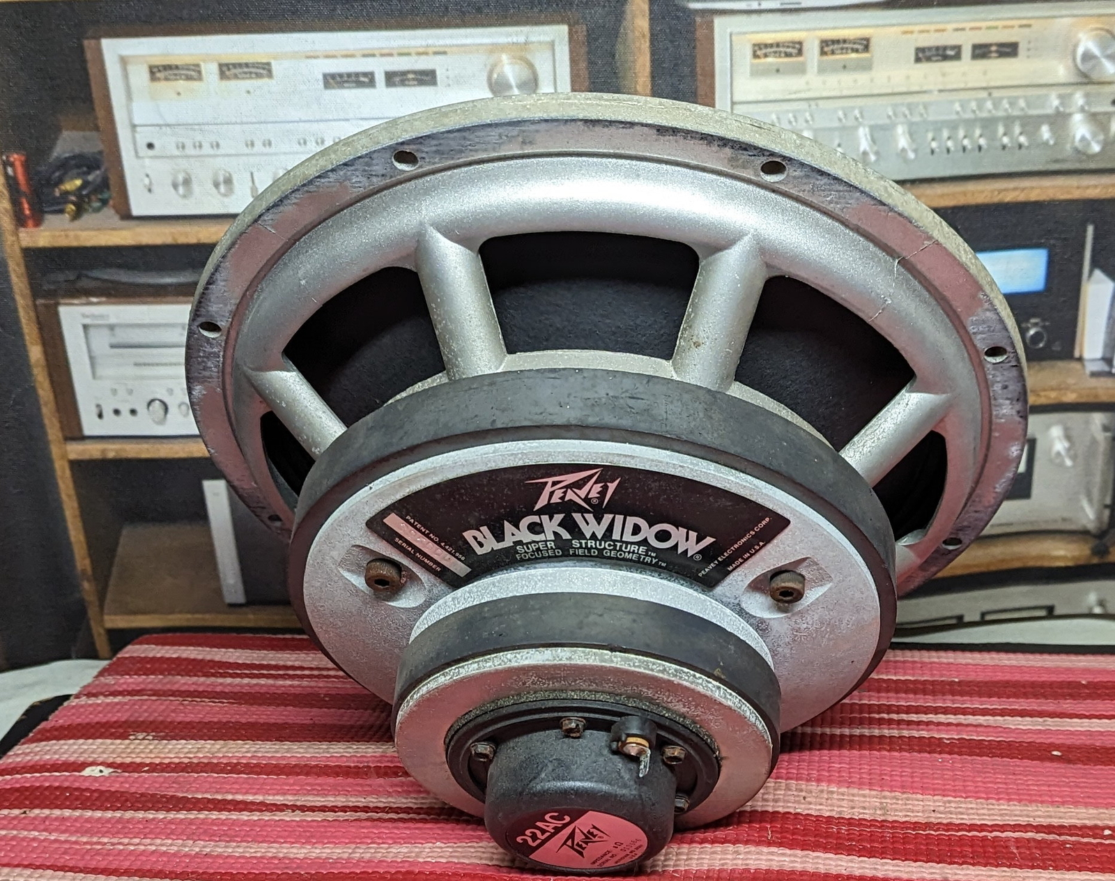 1 Peavey coaxial from 112 International Series III speaker 1204 Black Widow #2