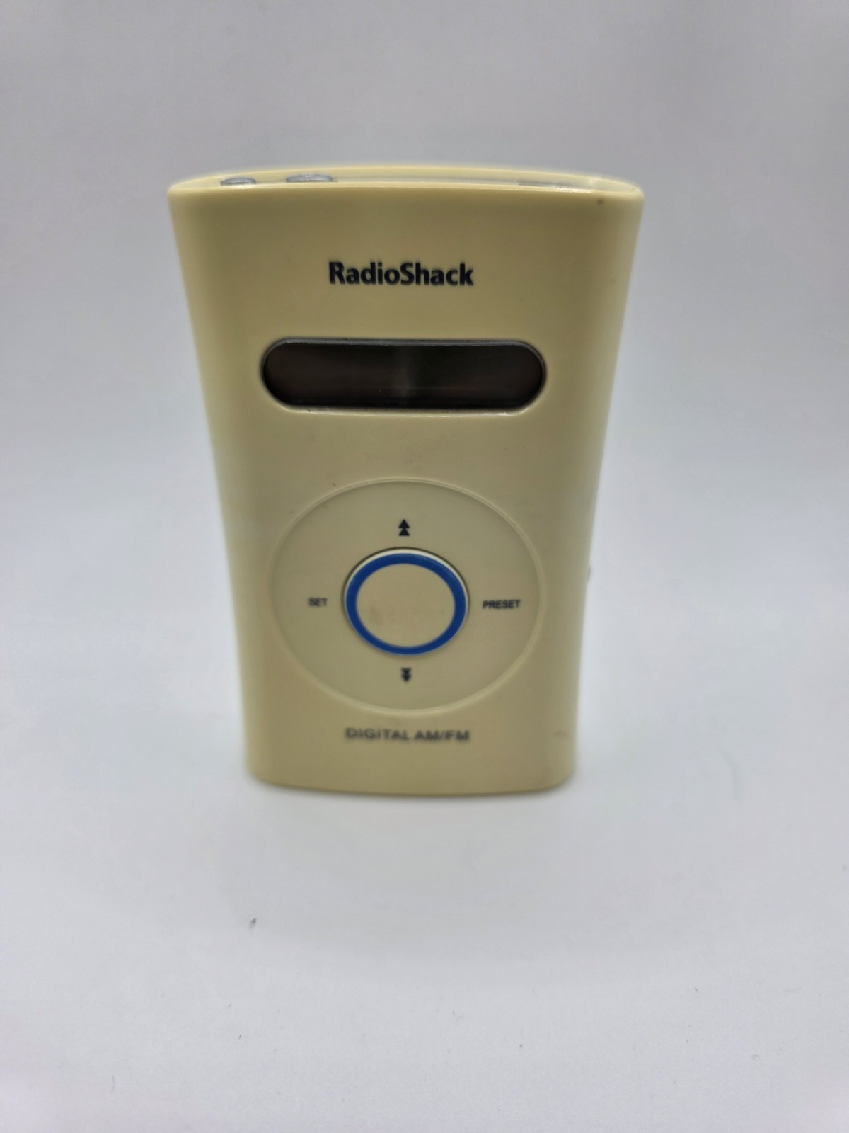 Radio Shack 12-469 Digital Stereo AM/FM Pocket Radio Digital Tuning Tested Works